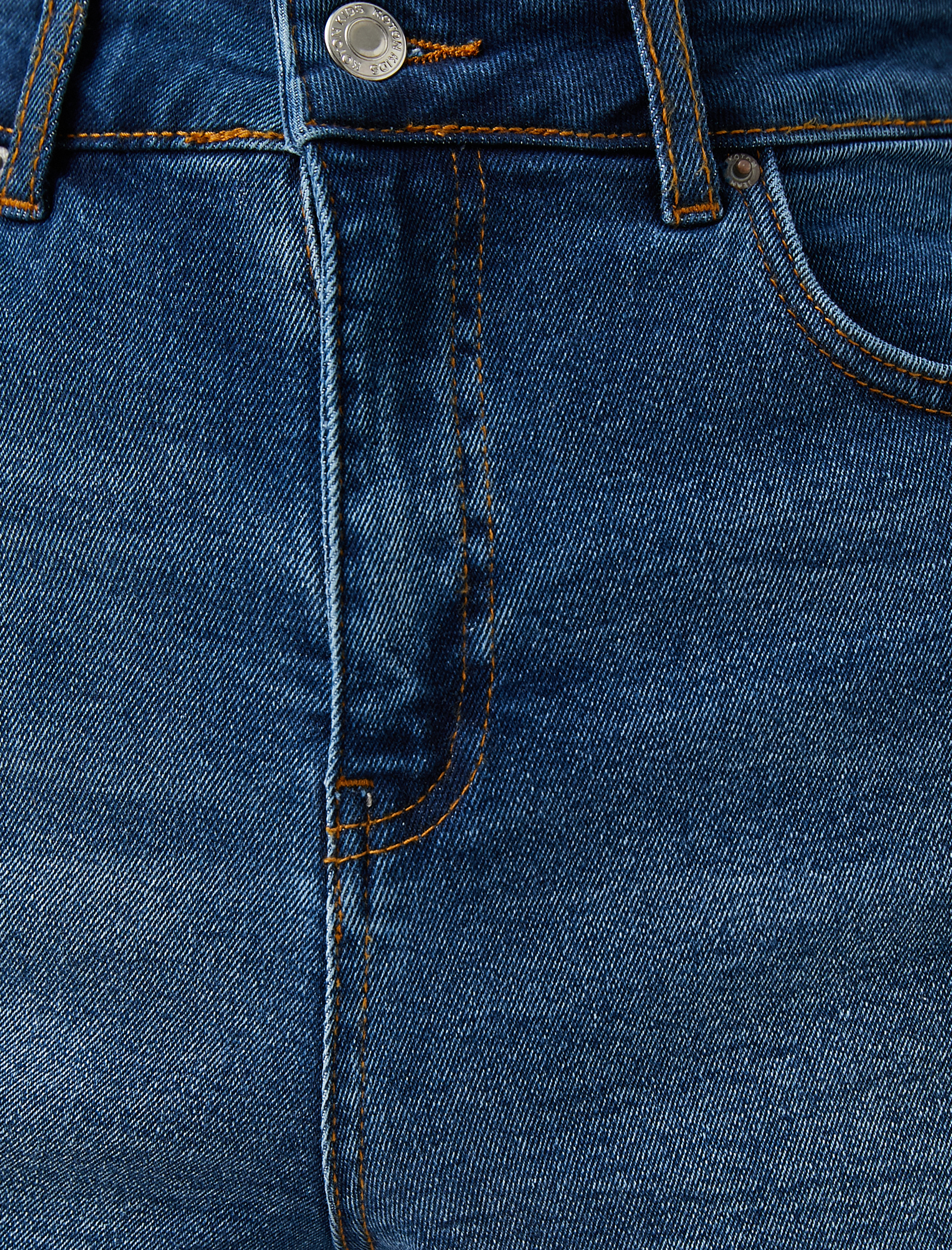   Yüksek Bel Kot Şort