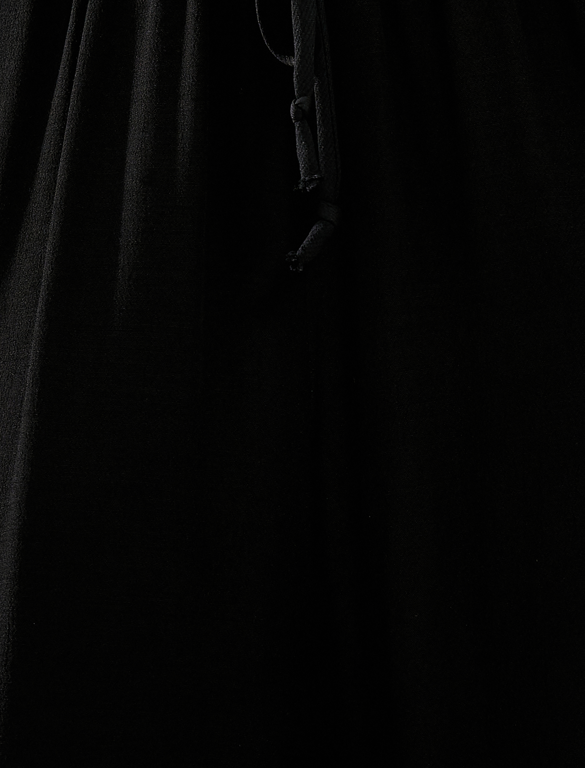   Bol Paça Pantolon Cepli Yüksek Bel Viskon Şerit Detaylı