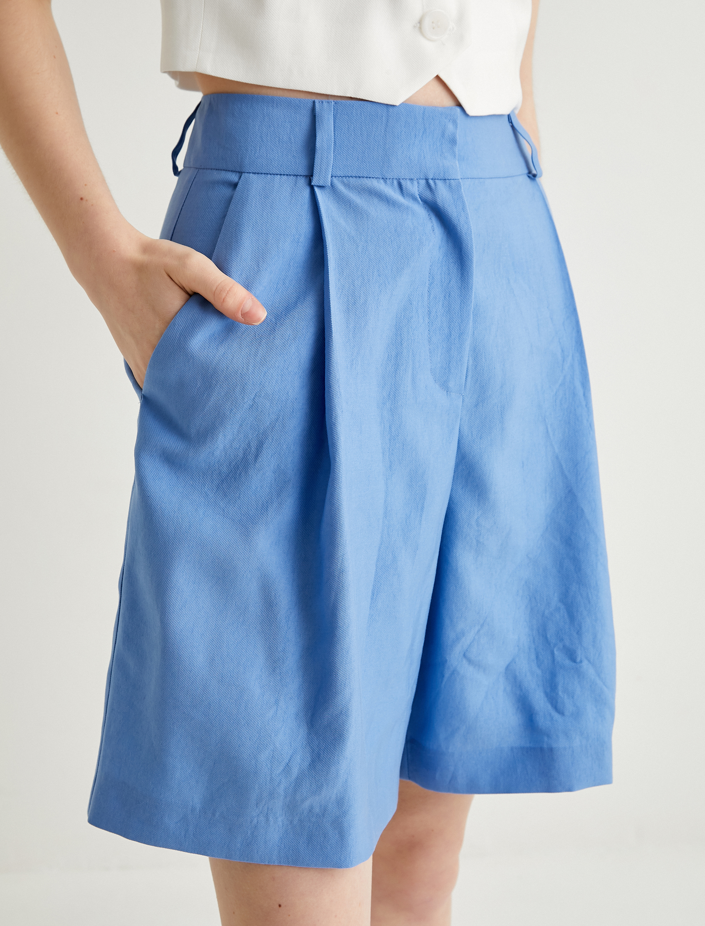   Koton X Melis Ağazat - Yüksek Bel Palazzo Şort