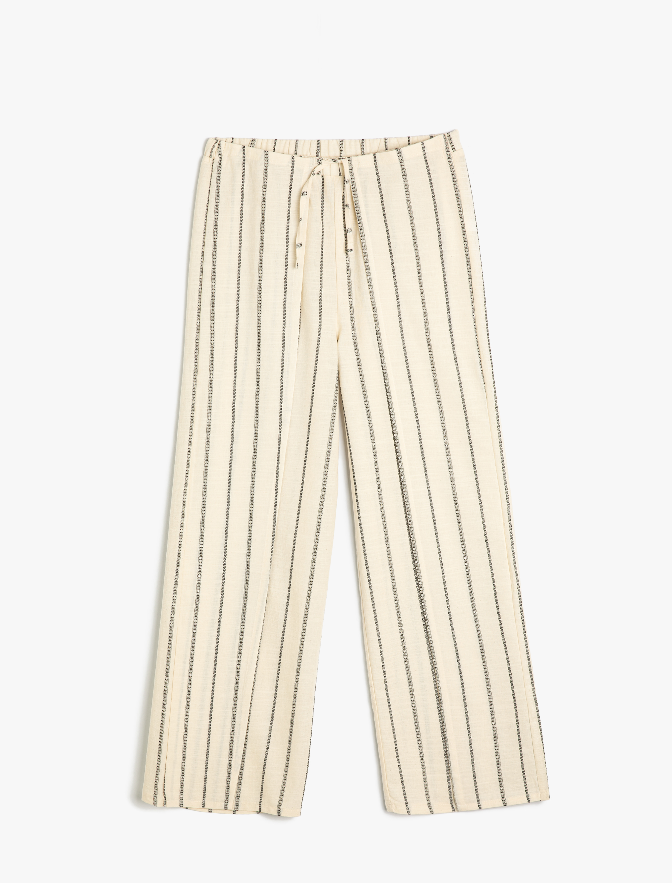 Kız Çocuk Pantolon Rahat Kesim Beli Lastikli Pamuklu