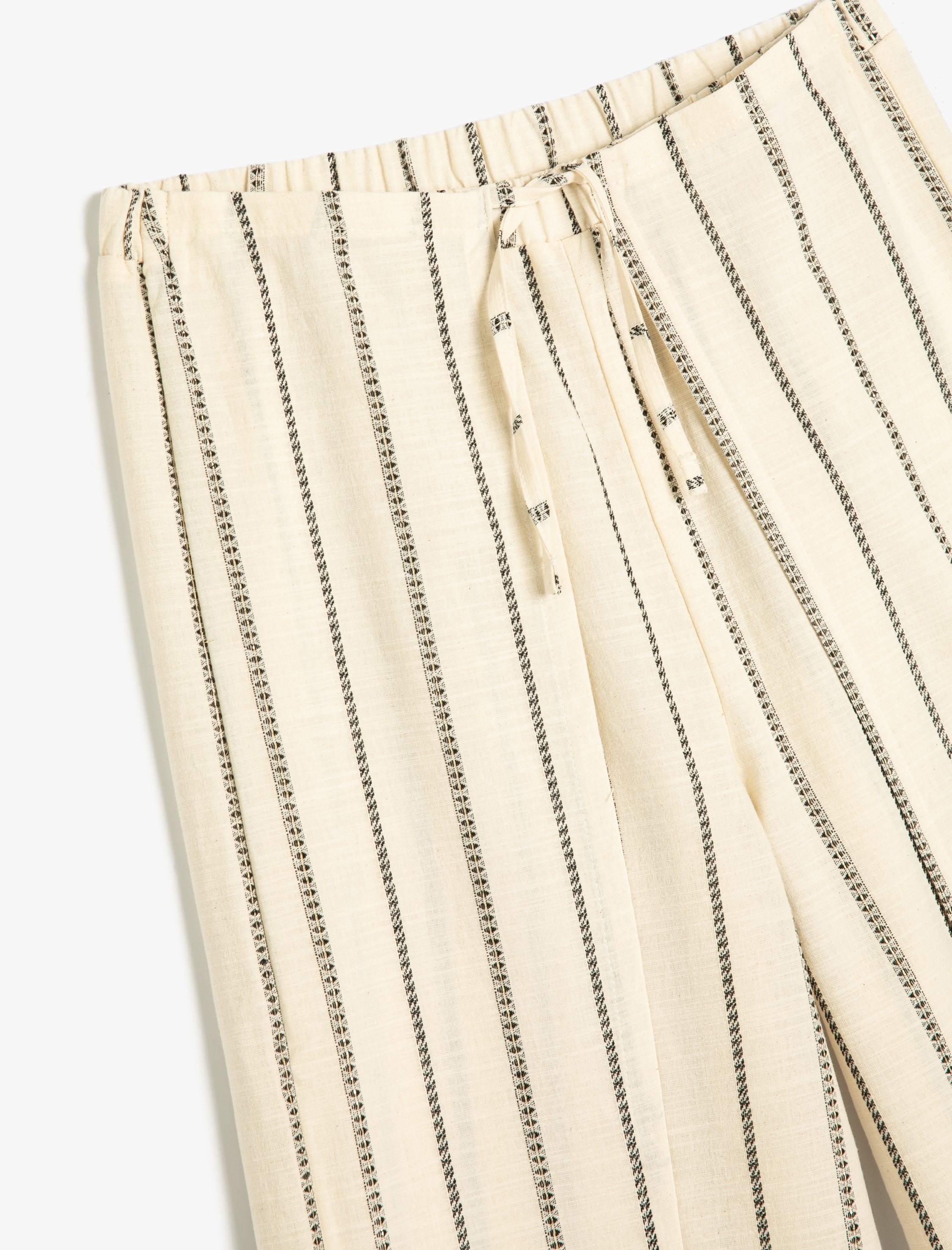 Kız Çocuk Pantolon Rahat Kesim Beli Lastikli Pamuklu