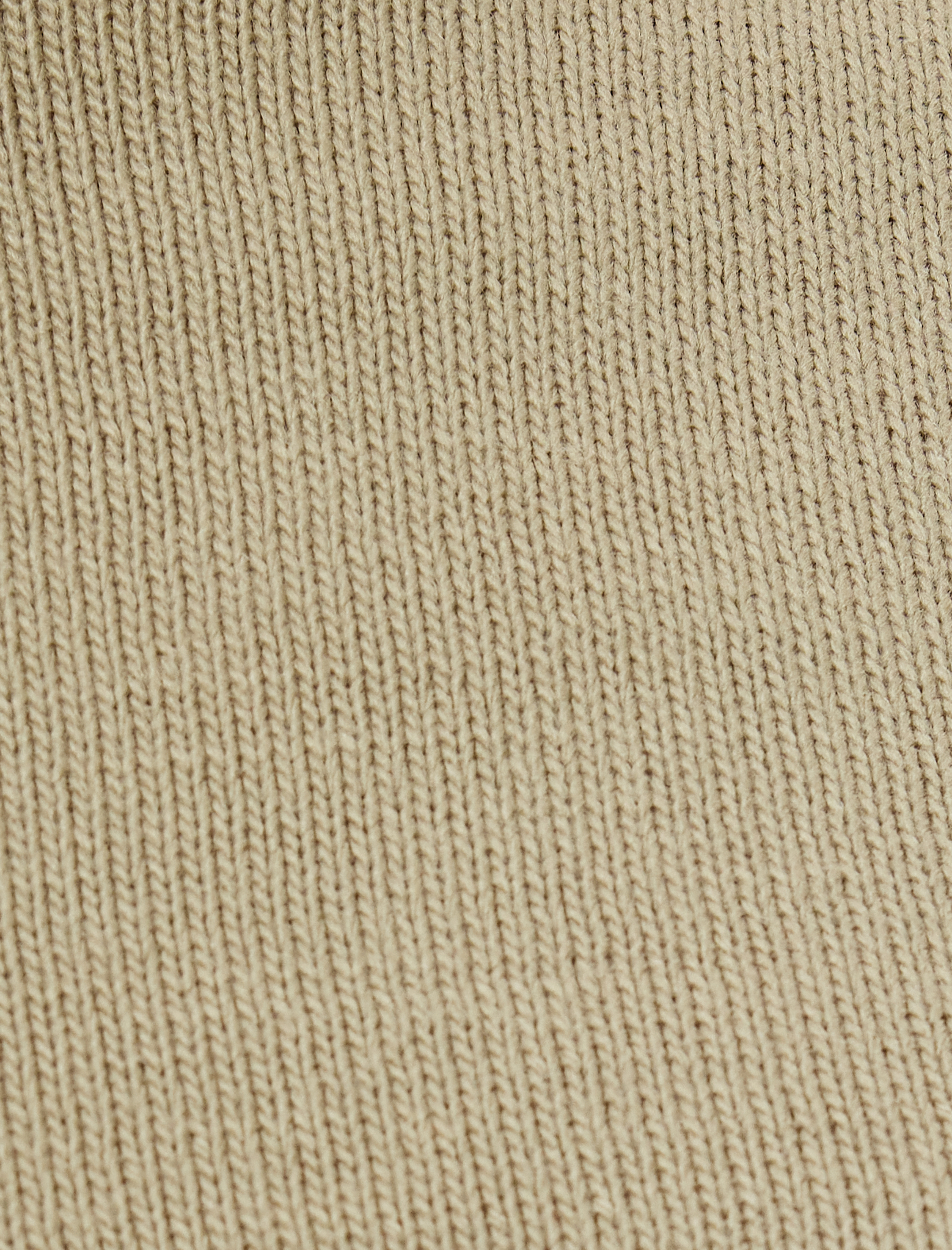   Basic Dik Yaka Triko Kazak Uzun Kollu