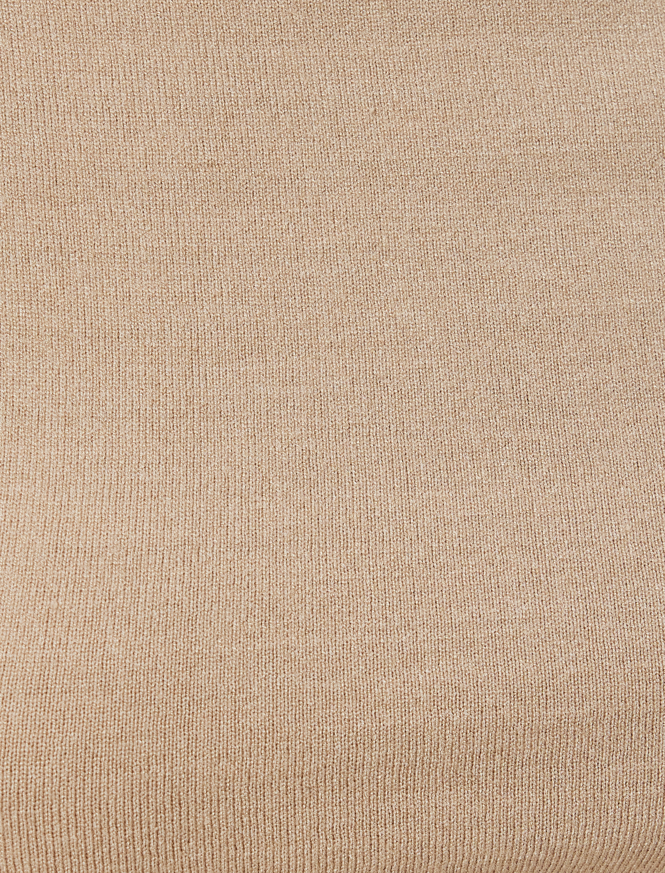   Dik Yaka Triko Kazak Kısa Kollu