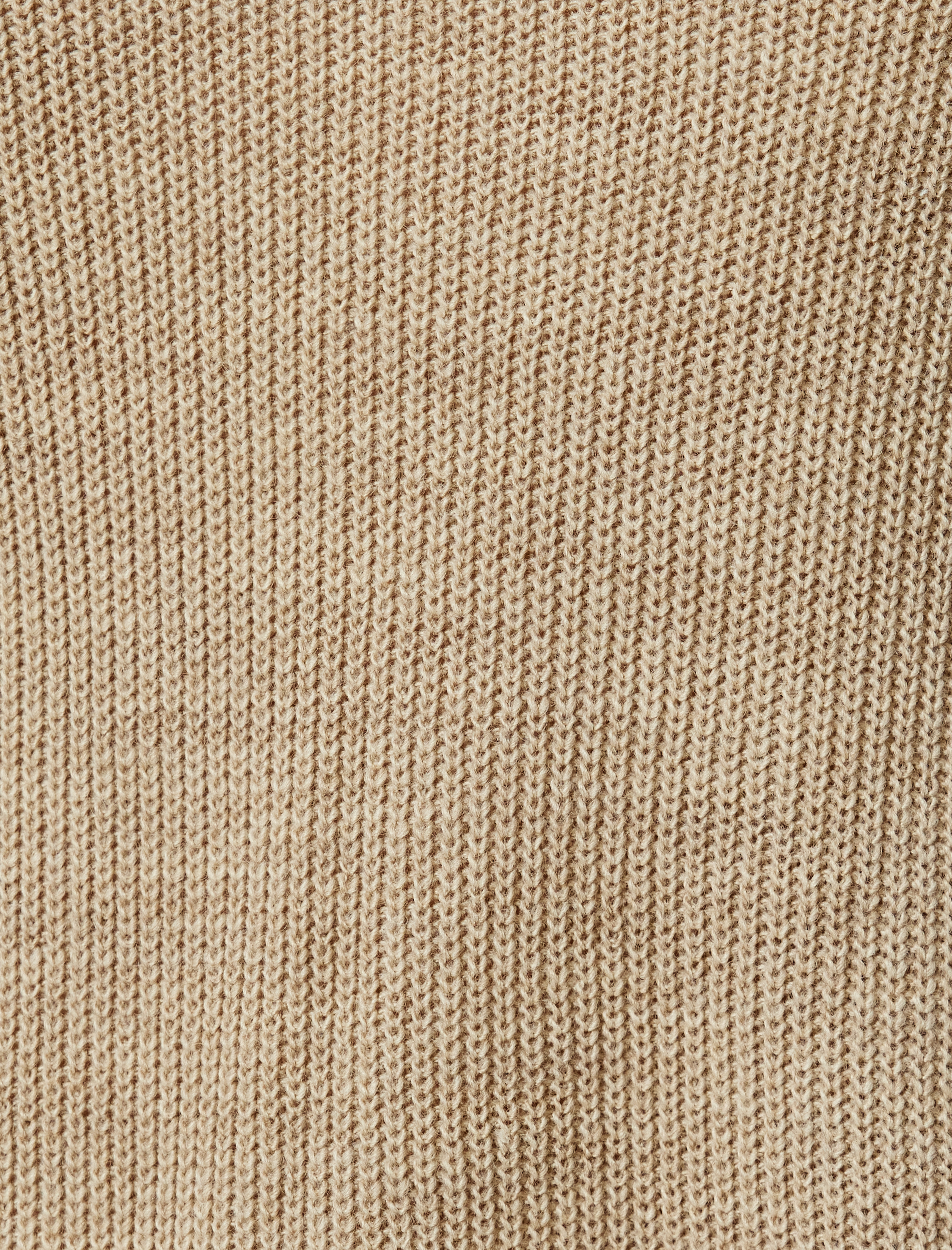   V Yaka Triko Kazak Kalça Boy Uzun Kollu Fitilli