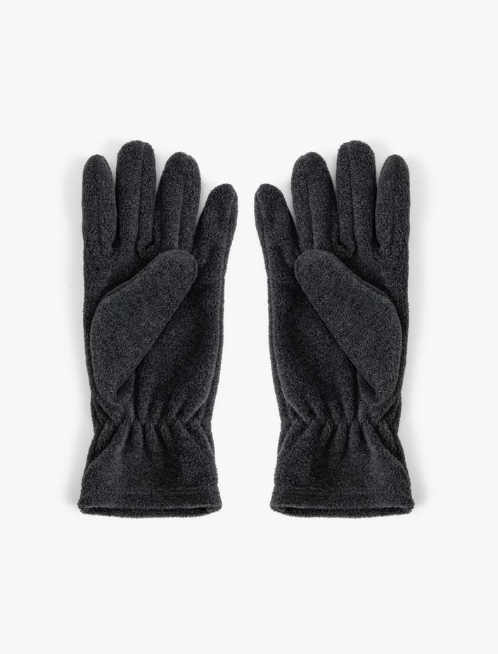 Erkek Polar Eldiven Manşetleri Lastik Detaylı