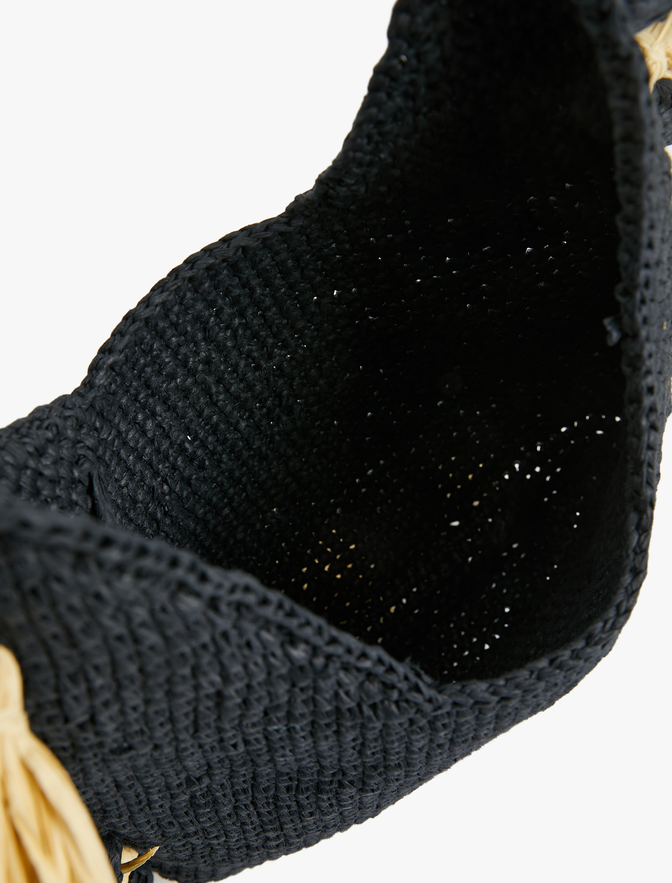  Kadın Koton X Melis Ağazat - Püsküllü Hasır Çanta