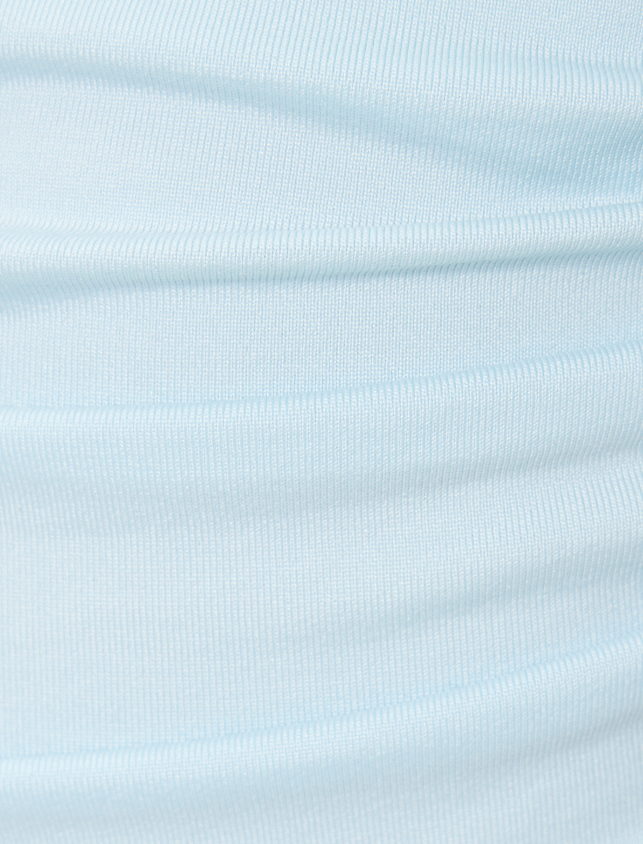   Basic Tişört U Yaka Slim Fit Kısa Kollu Drapeli