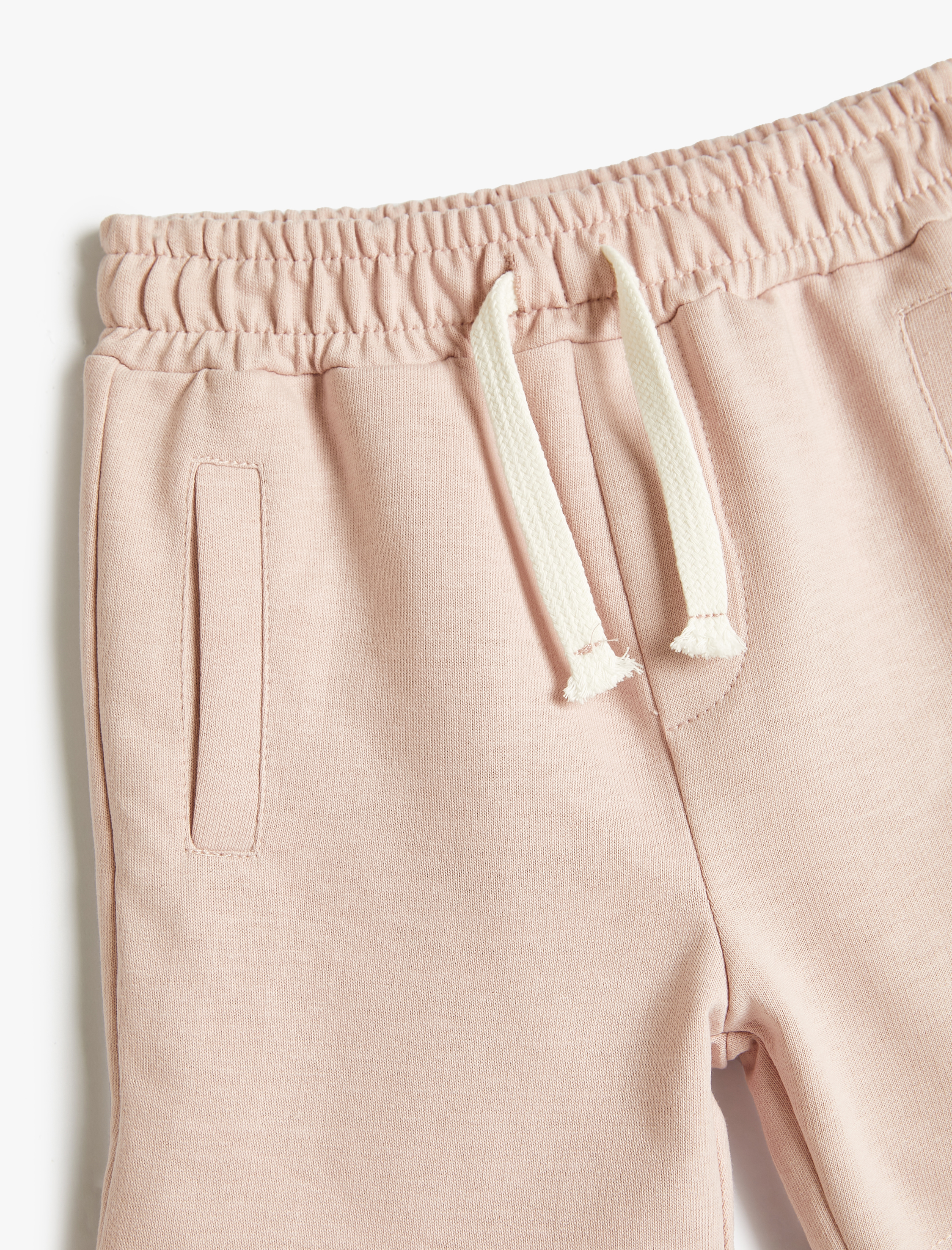  Erkek Bebek Şort Beli Bağlamalı Cepli Pamuklu