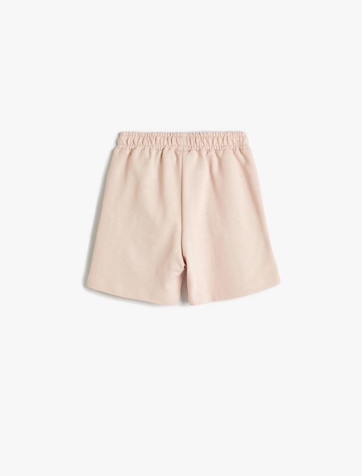 Erkek Bebek Şort Beli Bağlamalı Cepli Pamuklu