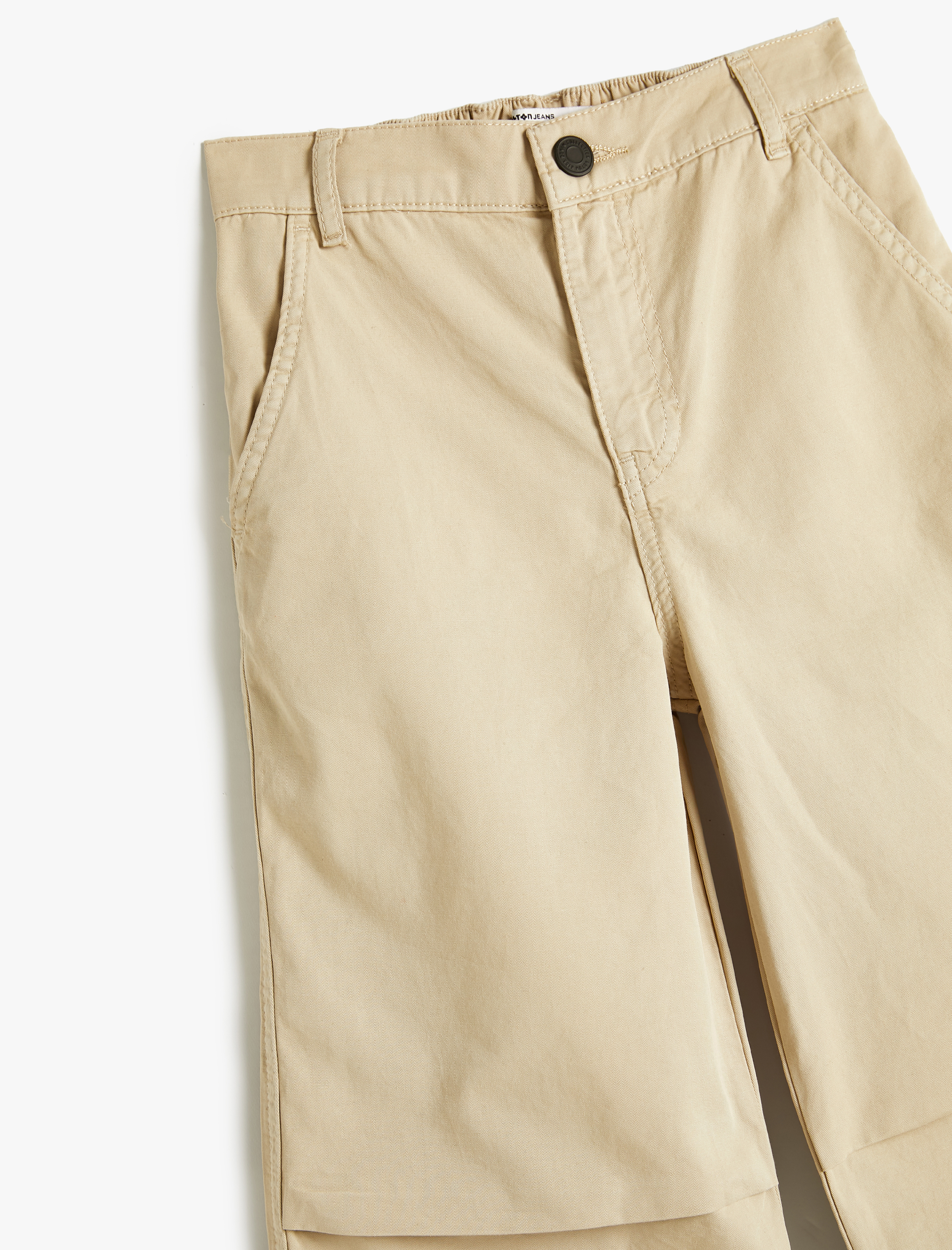 Kız Çocuk Cepli Standart Bel Paraşüt Jogger Pantolon