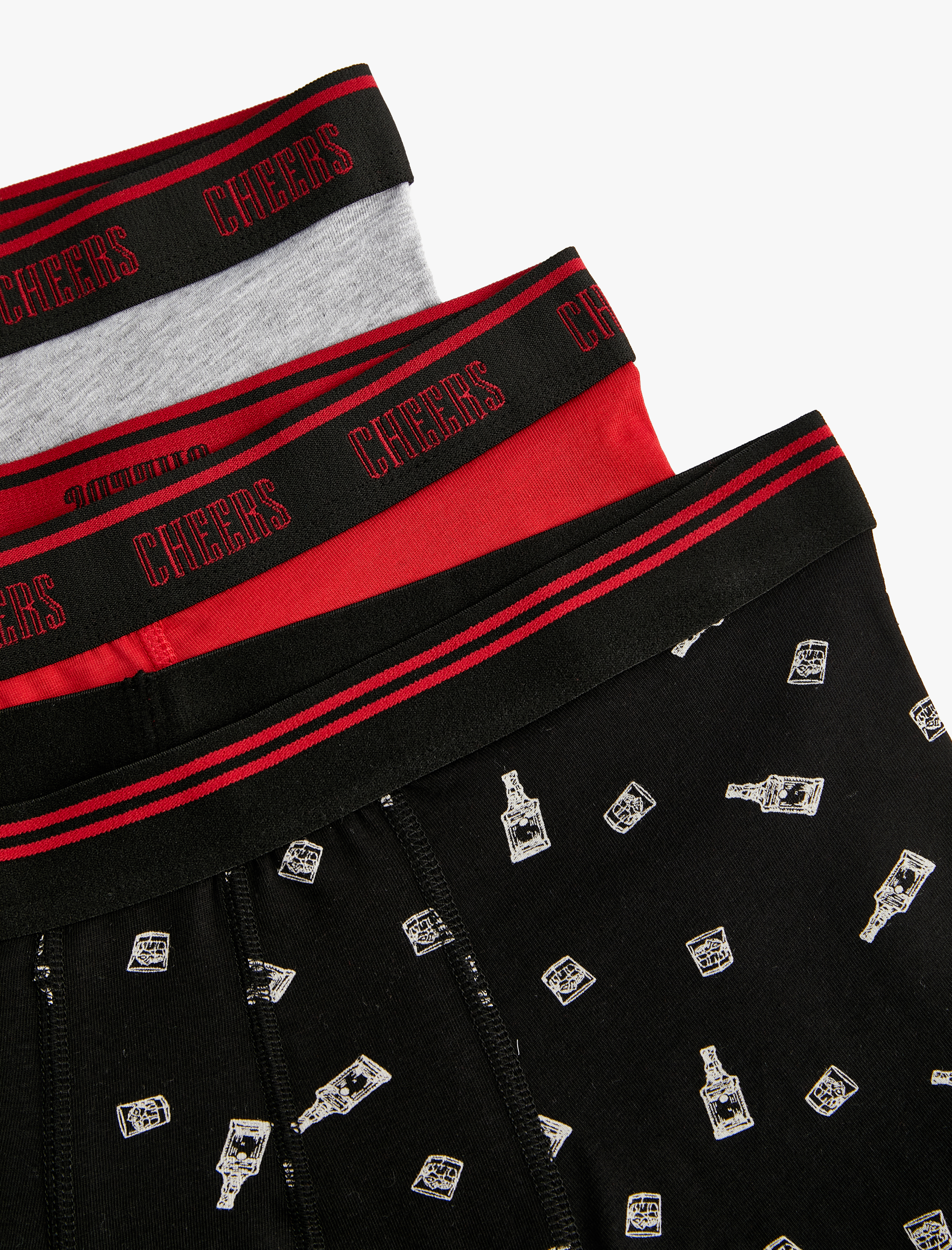 Baskılı Pamuklu 3'lü Boxer Seti