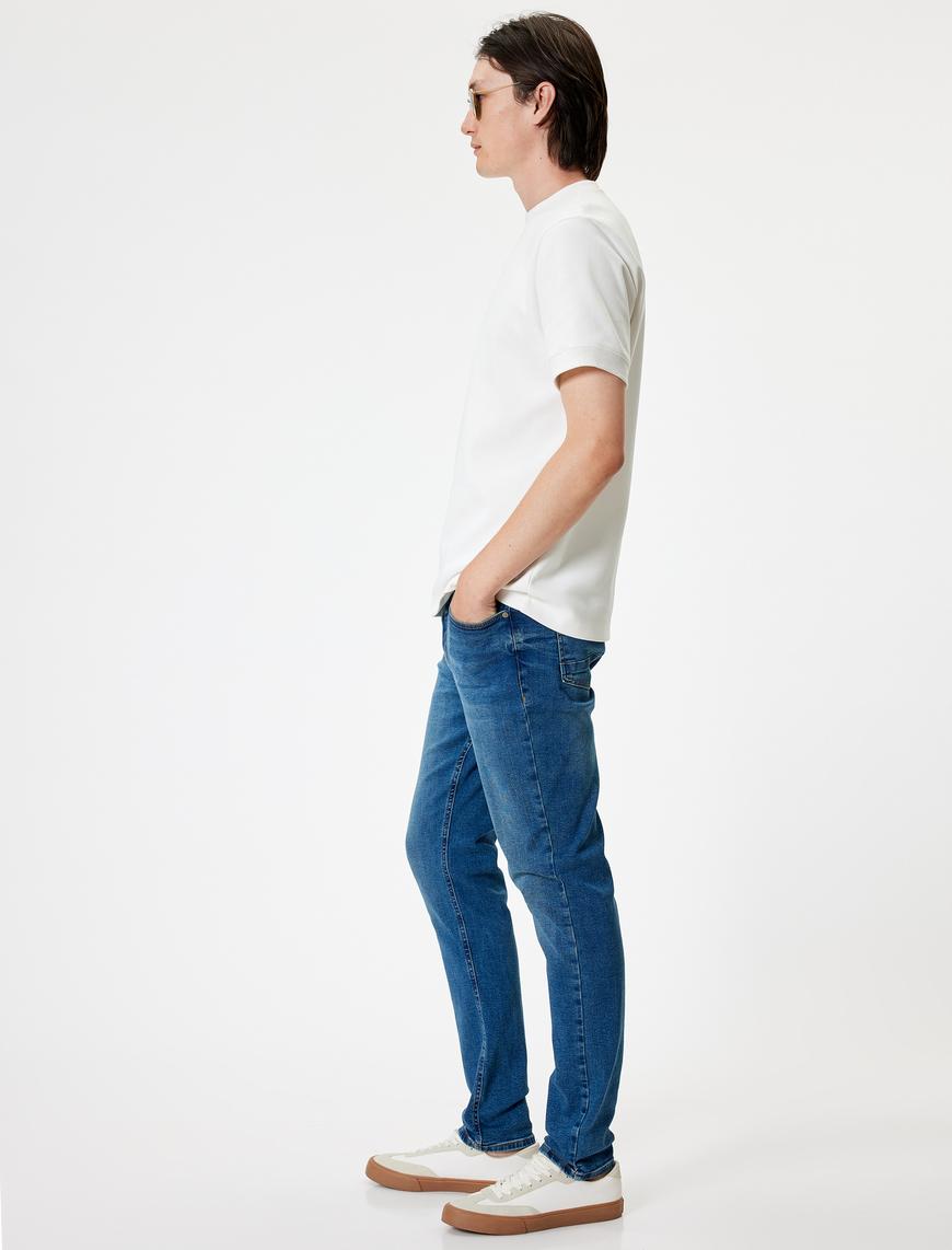   Slim Fit Kot Pantolon - Brad Jean