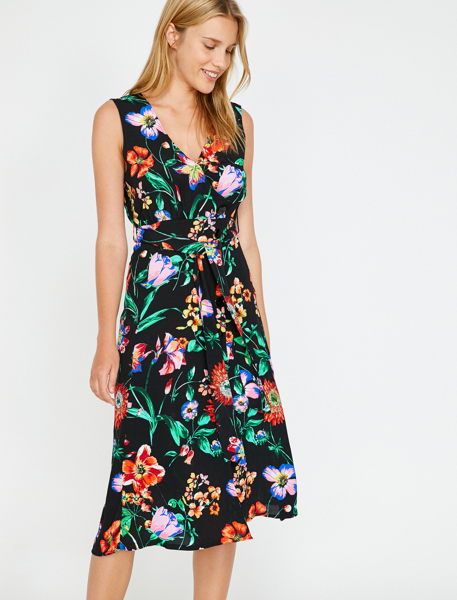   Çiçek Desenli Elbise