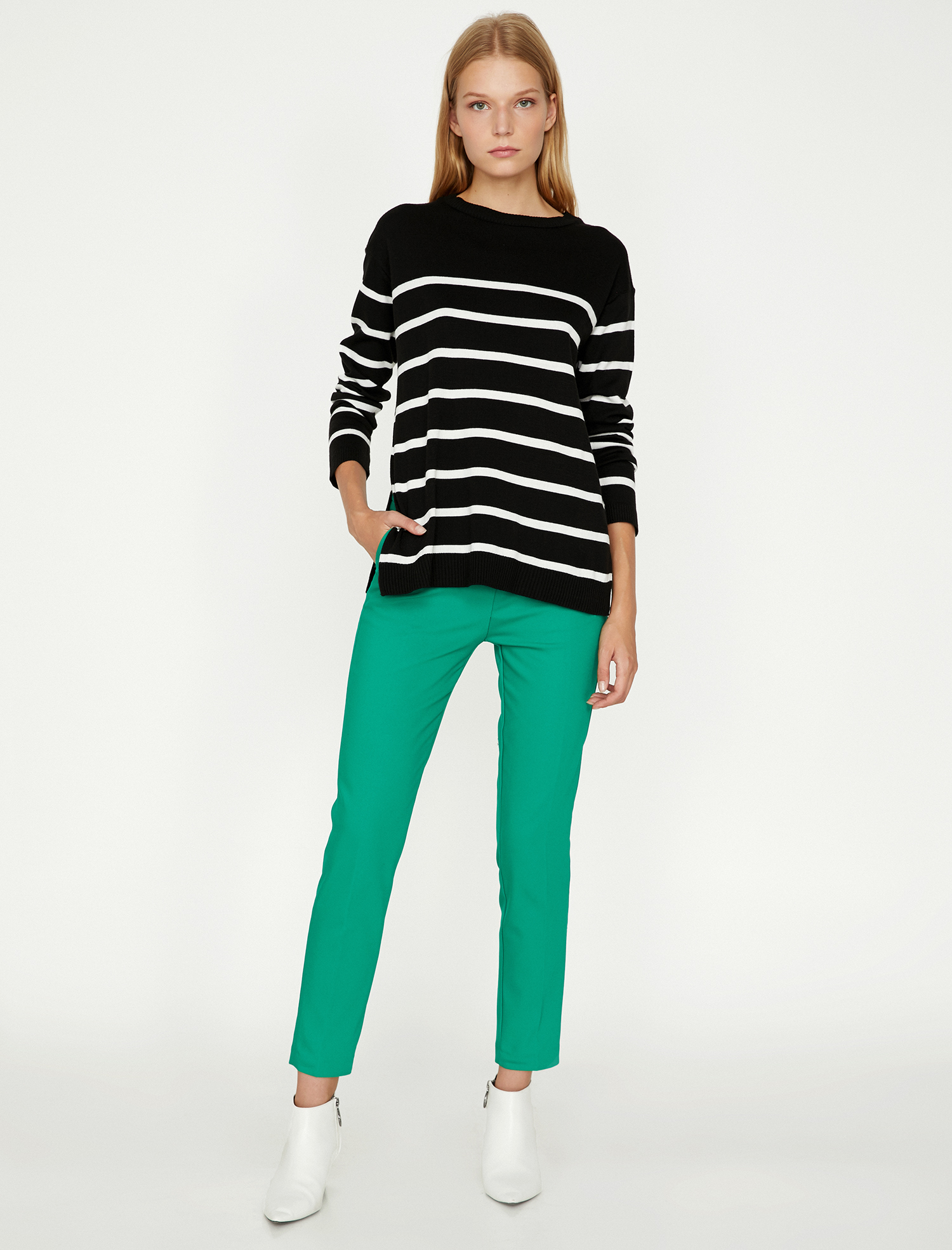   Cep Detaylı Pantolon