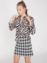 Zebra Desenli Gömlek