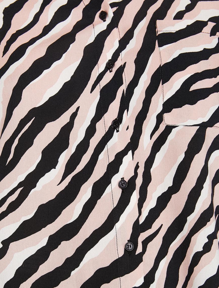  Zebra Desenli Gömlek