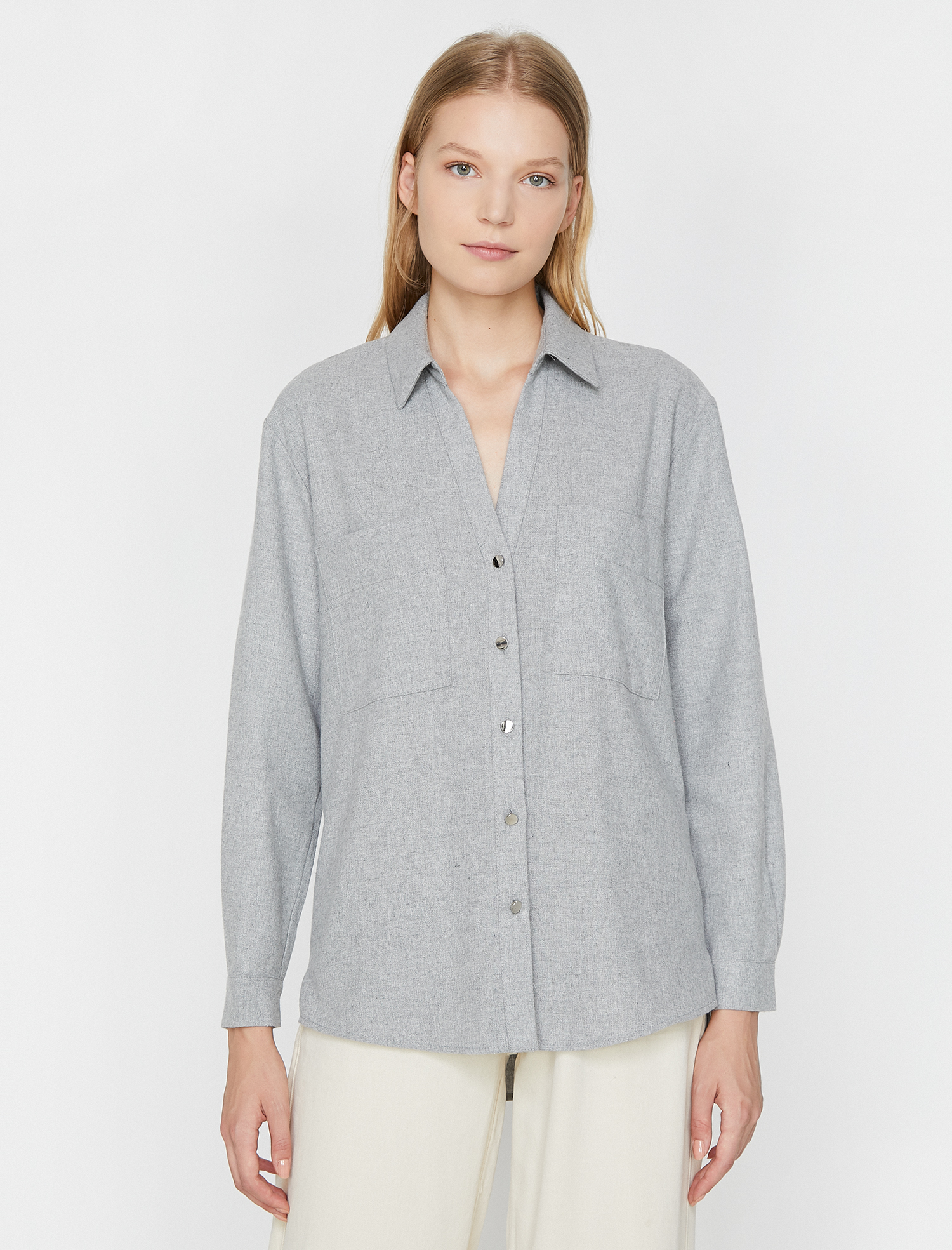   Cep Detaylı Gömlek