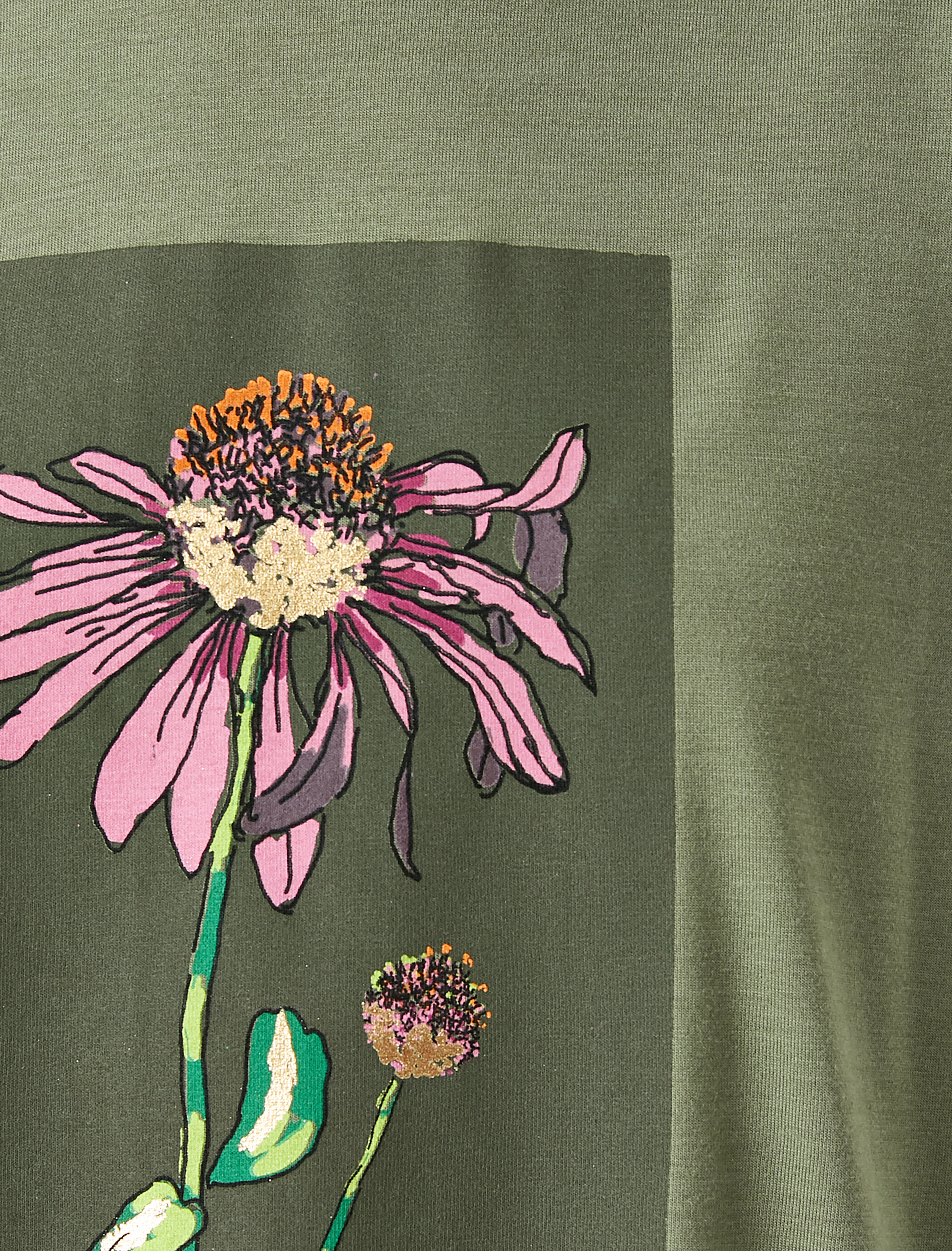   Baskılı Tişört Bisiklet Yaka