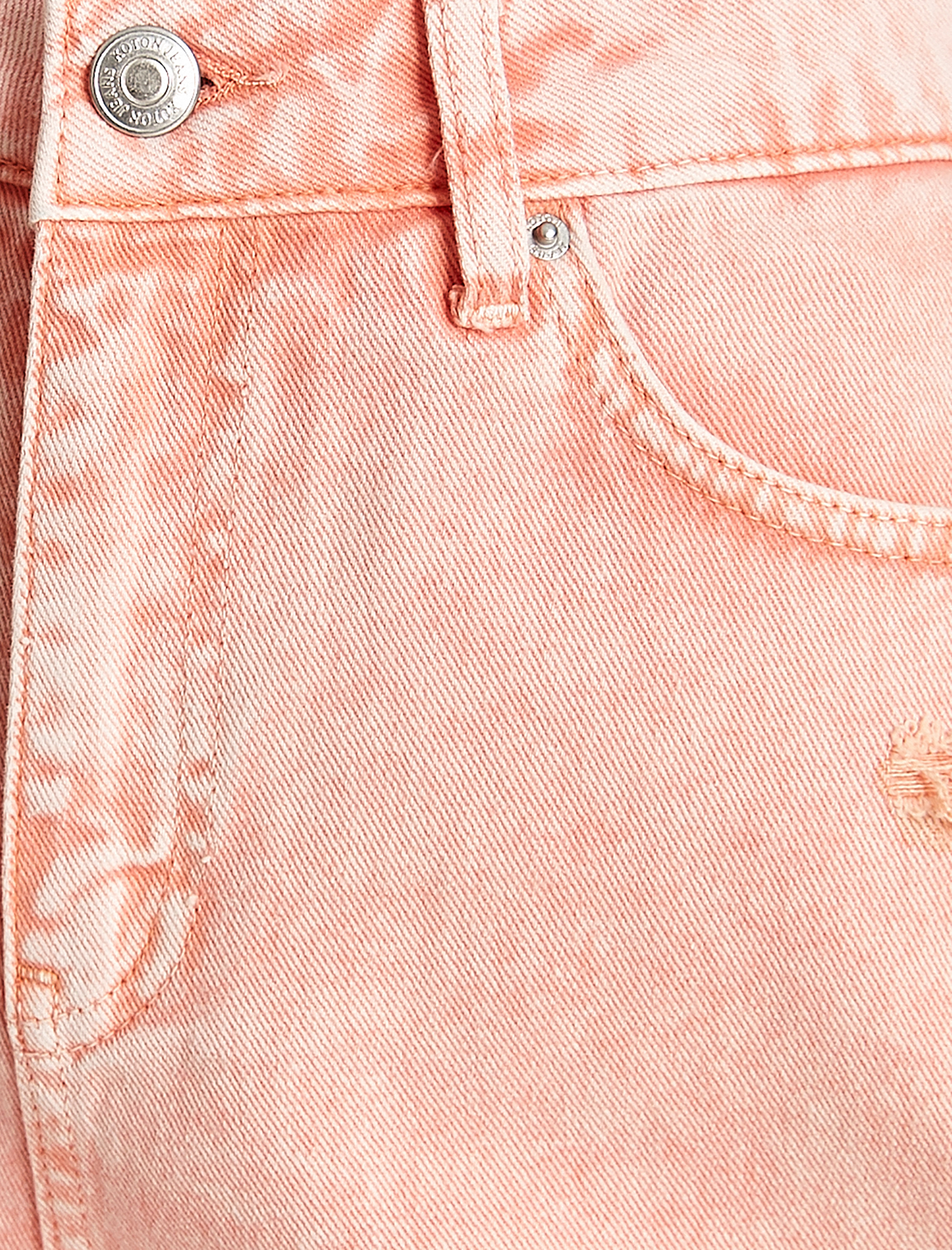   Yüksek Bel Kot Şort