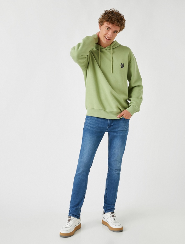  Super Skinny Fit Kot Pantolon - Justin Jean