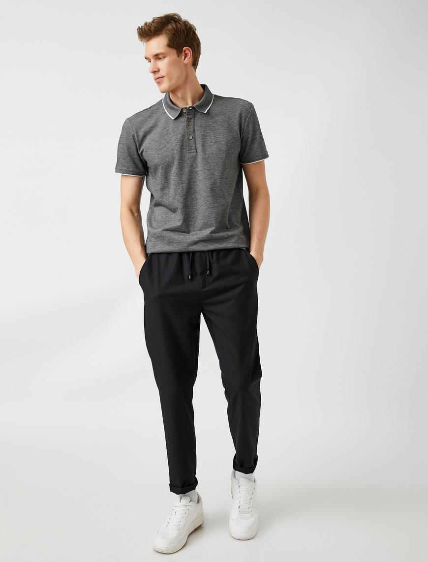   Basic Polo Yaka Tişört