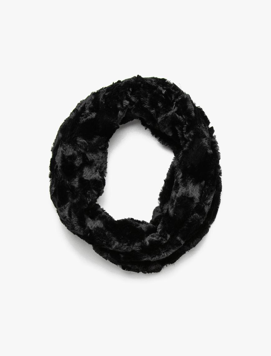  Kadın Peluş Atkı Boyunluk