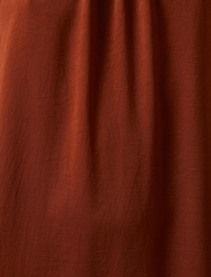   Halter Yaka Kısa Elbise