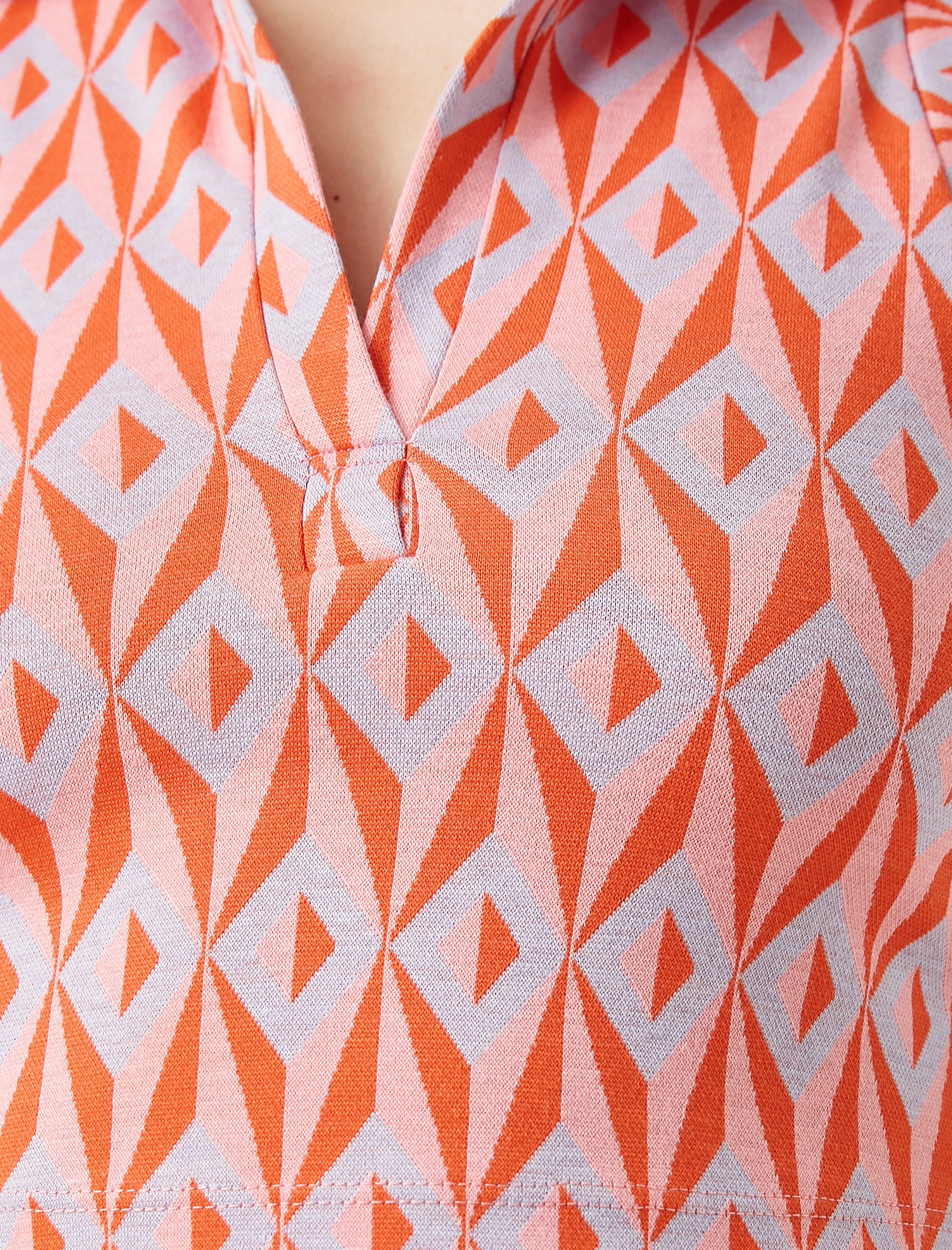   Crop Atlet Desenli Polo Yaka