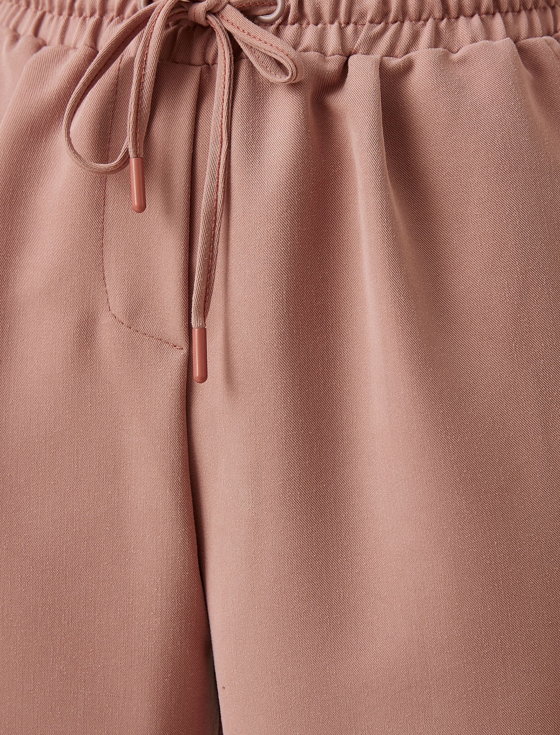   Bol Paça Pantolon Cepli Beli Bağlamalı