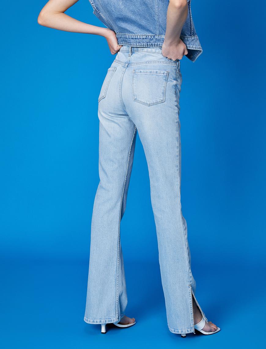   Slim Flare Fit Kot Pantolon - Slim Jean