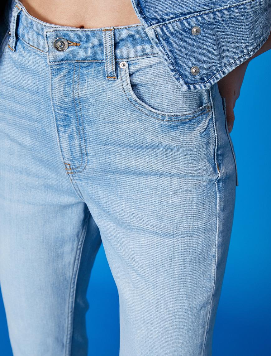   Slim Flare Fit Kot Pantolon - Slim Jean