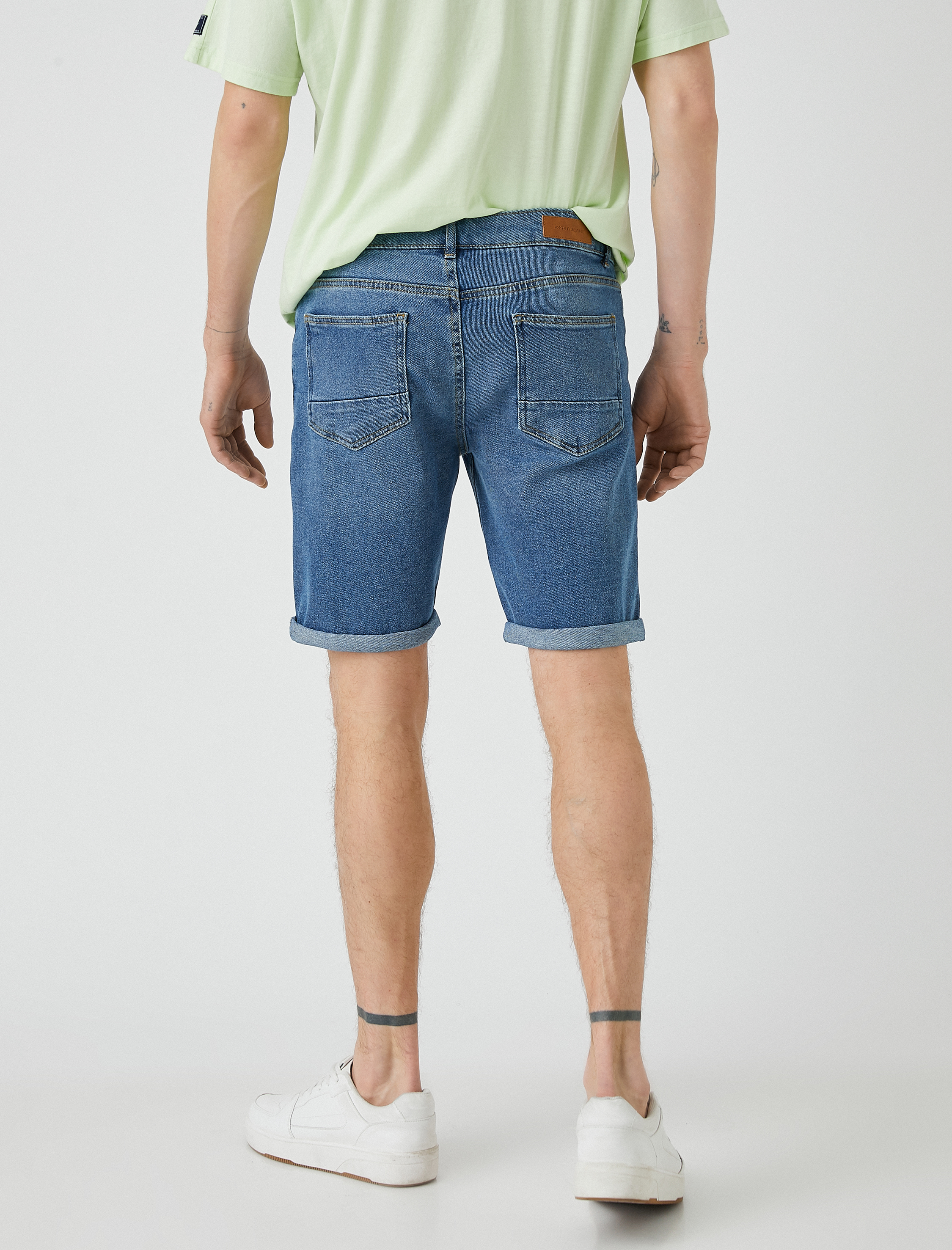   Kot Şort Katlı Paça Detaylı