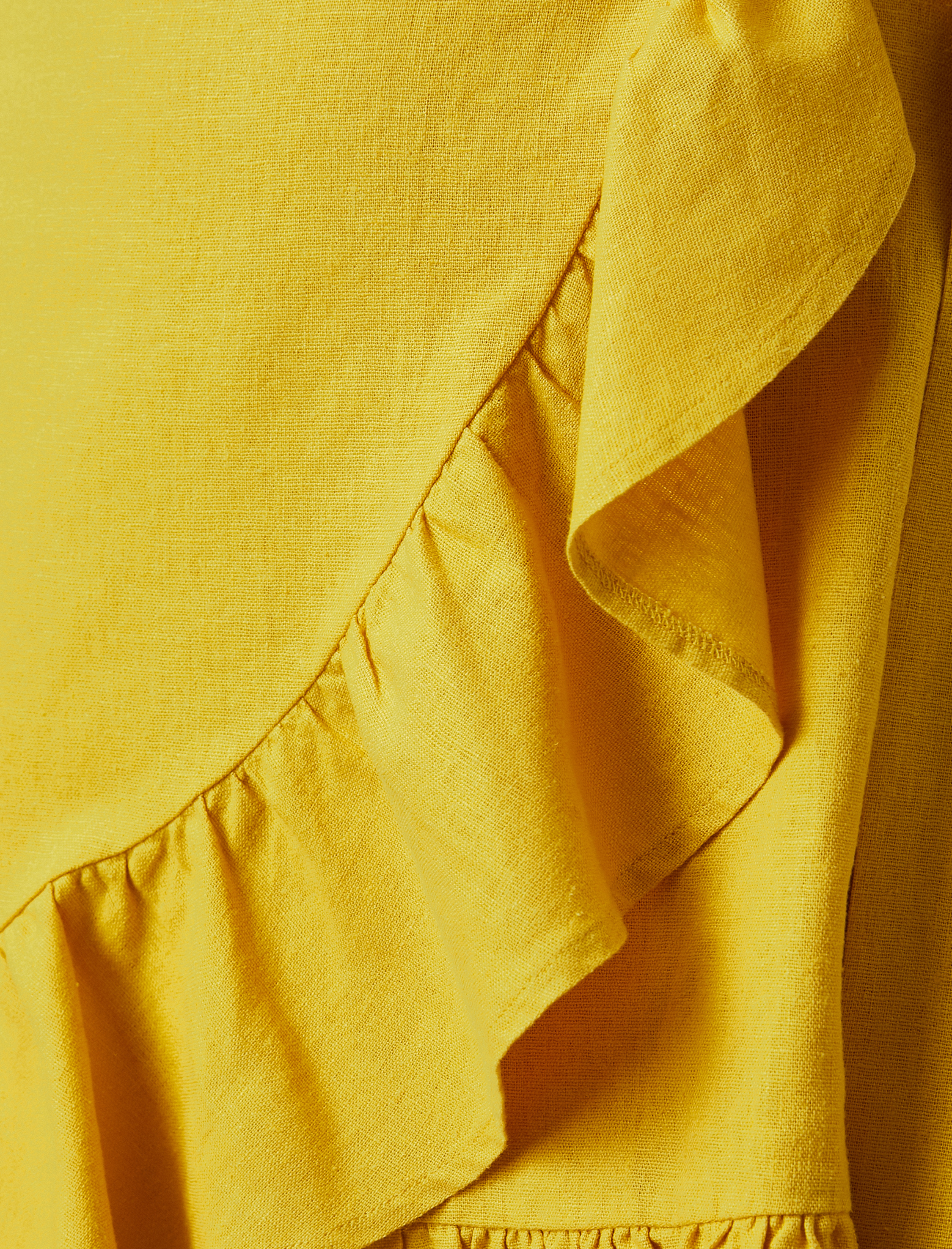   Keten Etek Fırfırlı