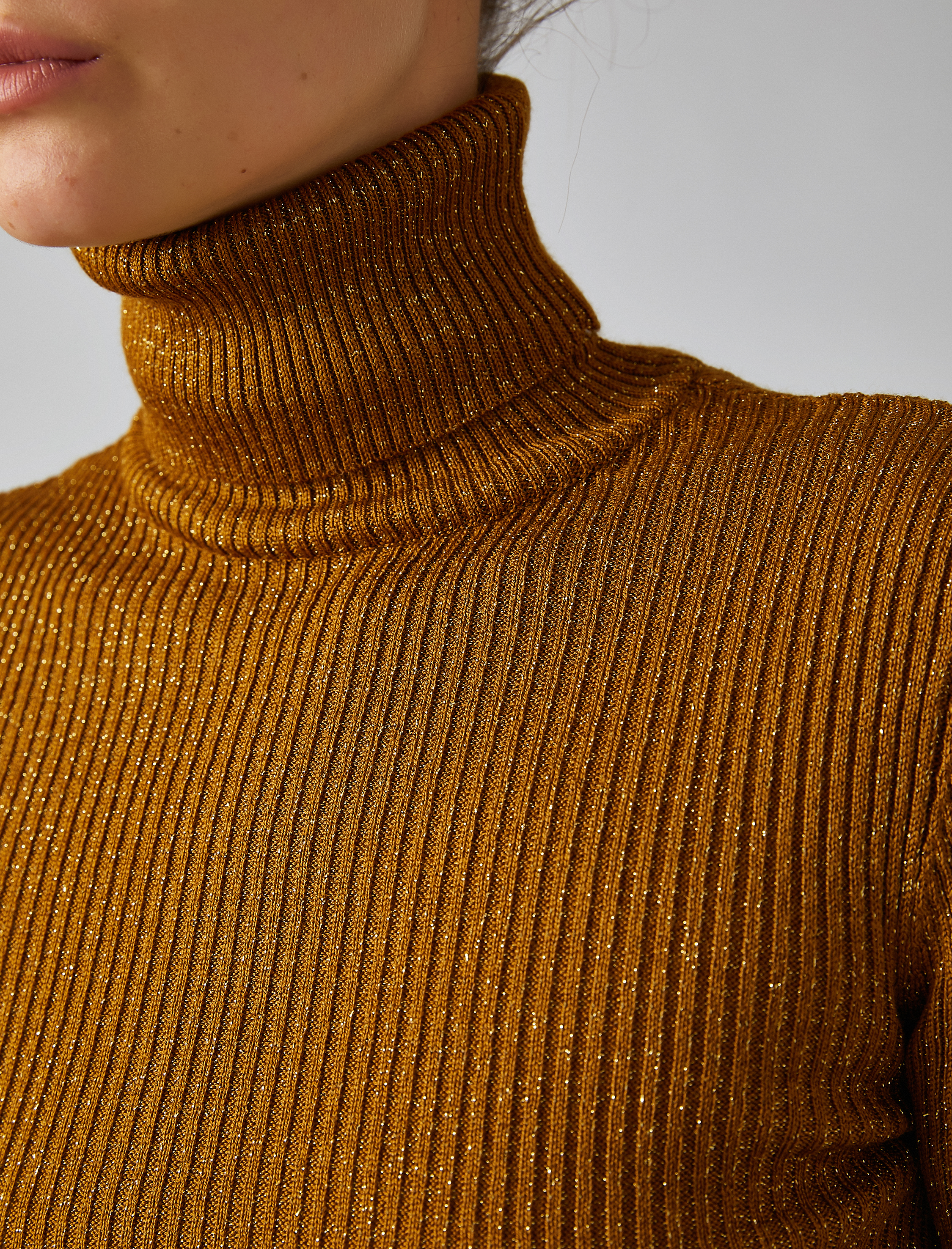   Balıkçı Yaka Uzun Kollu Triko Kazak