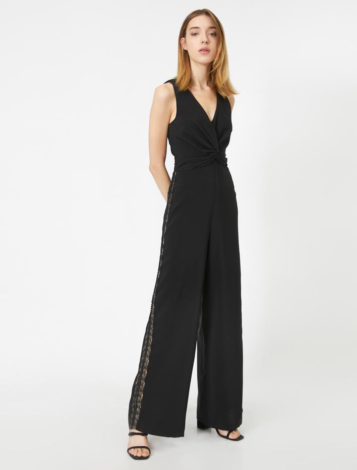  Abiye Tulum Kolsuz Düğüm Detaylı Yanları Biyeli