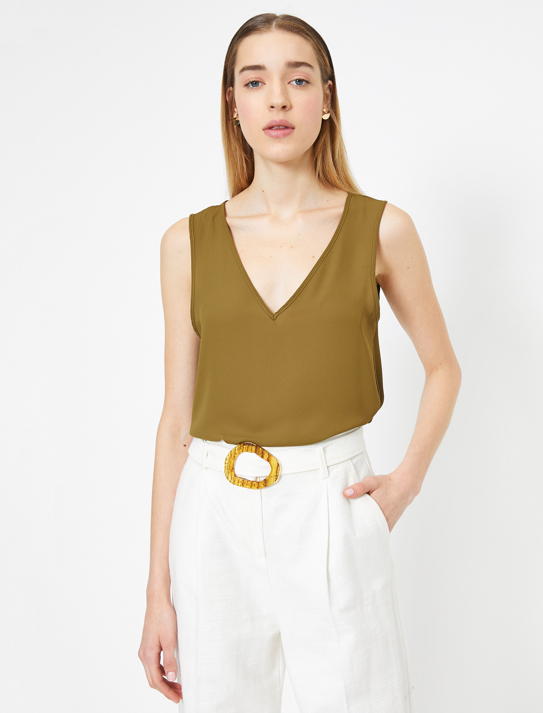   V Yaka Rahat Kesim Basic Bluz