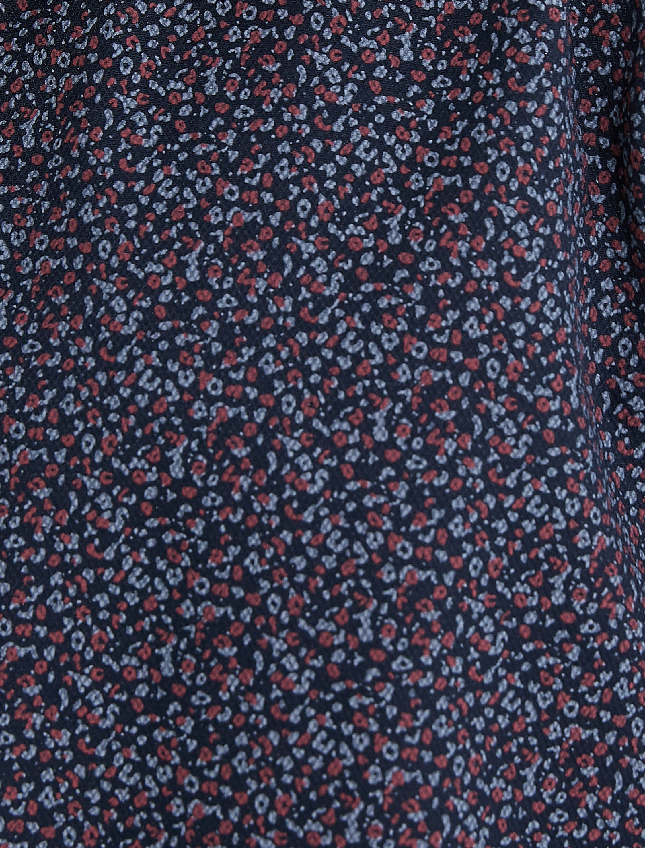 Spor Gömlek Mikro Desenli Slim Fit Non Iron