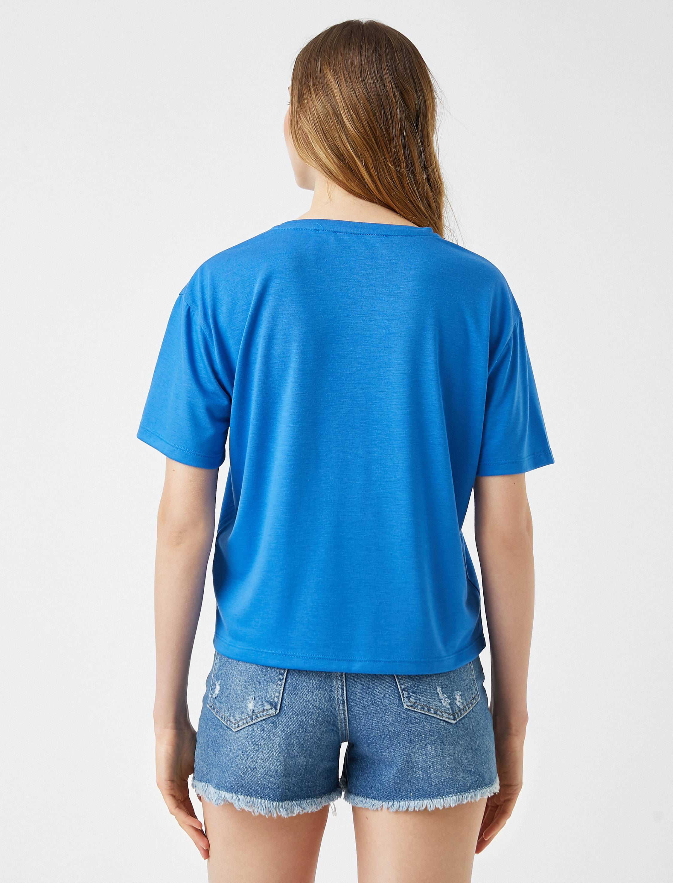   Baskılı Tişört Kısa Kollu