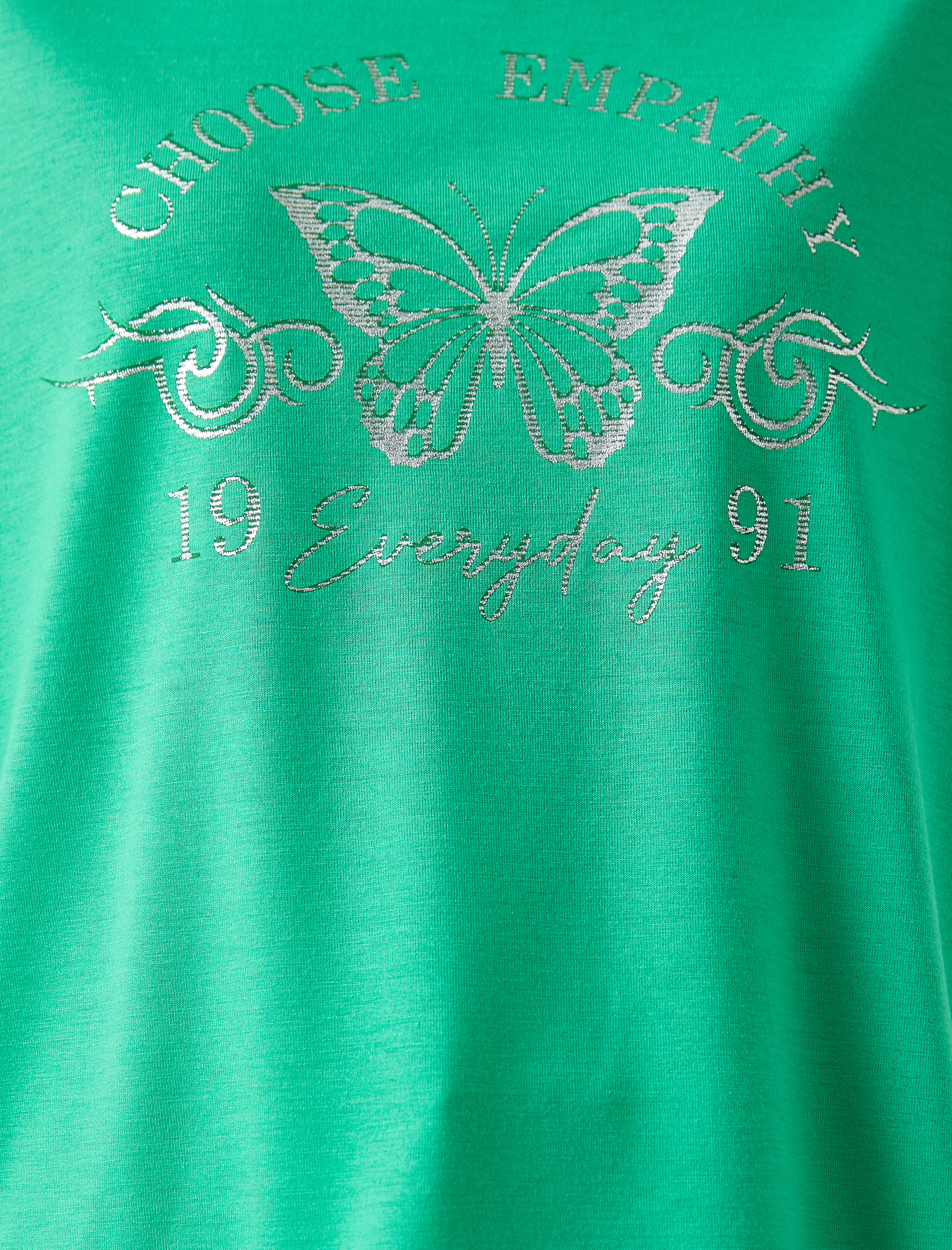   Baskılı Tişört Kısa Kollu