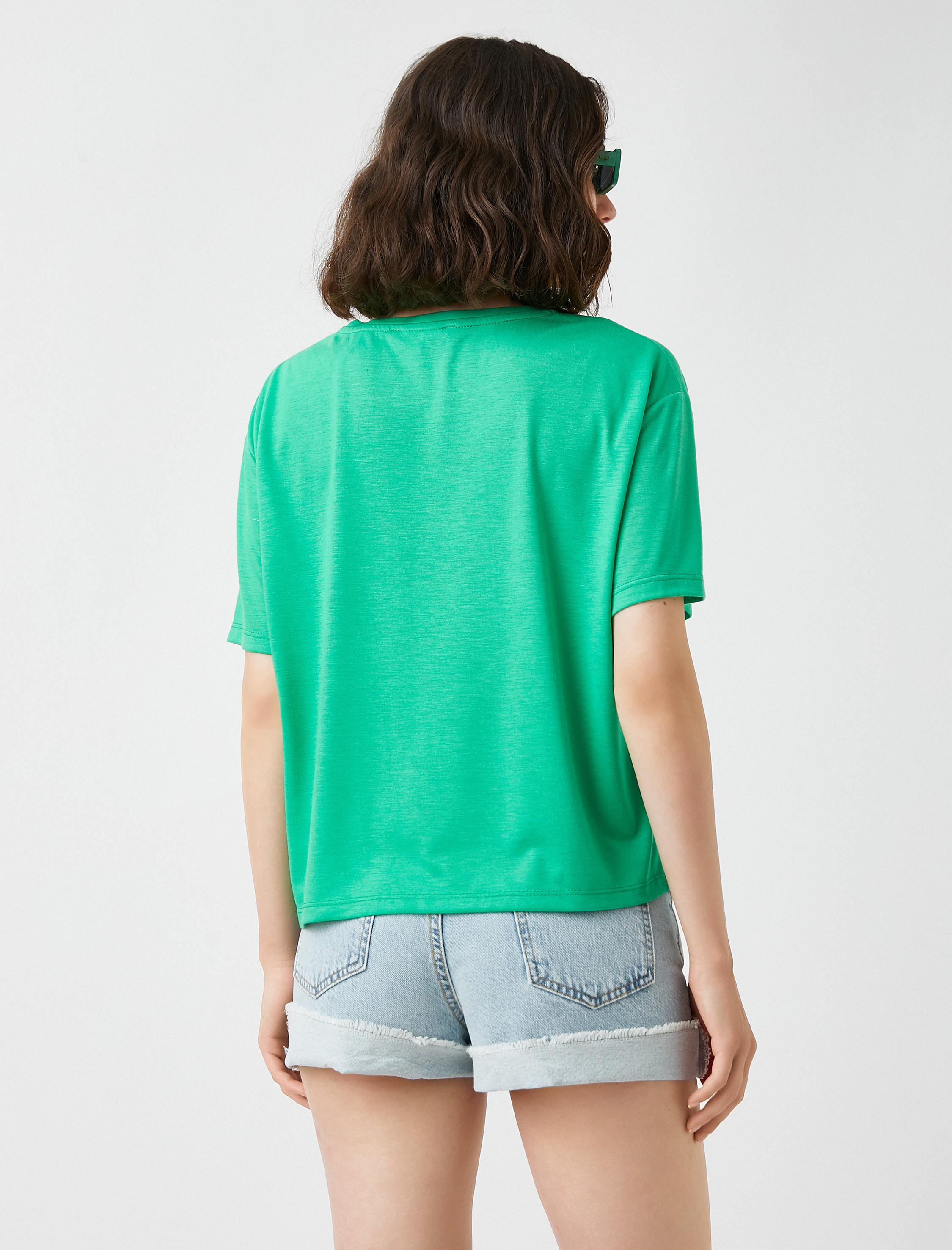   Baskılı Tişört Kısa Kollu