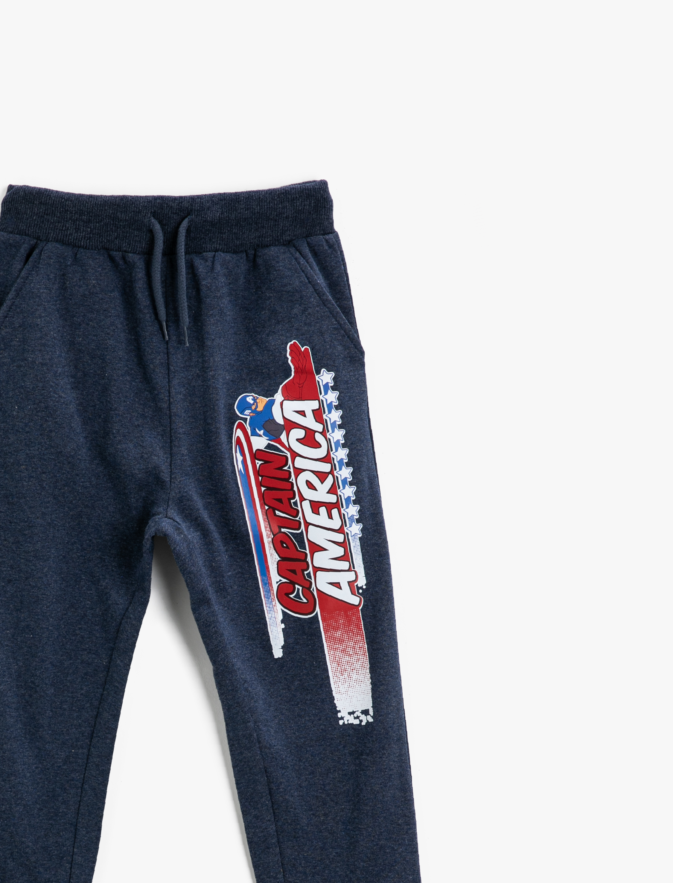  Erkek Çocuk Captain America Avengers Lisanslı Baskılı Eşofman Altı