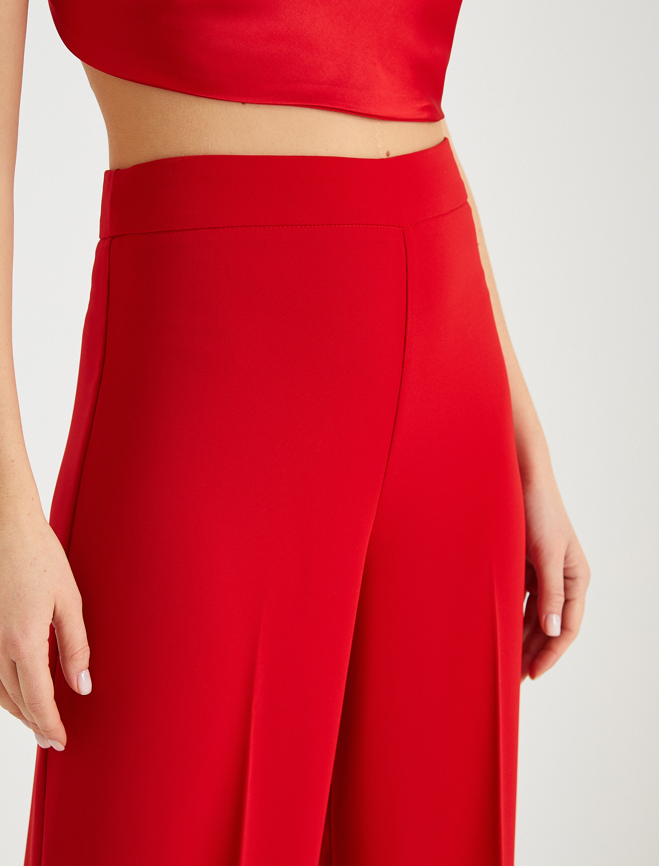   Geniş Paça Pantolon Yüksek Bel