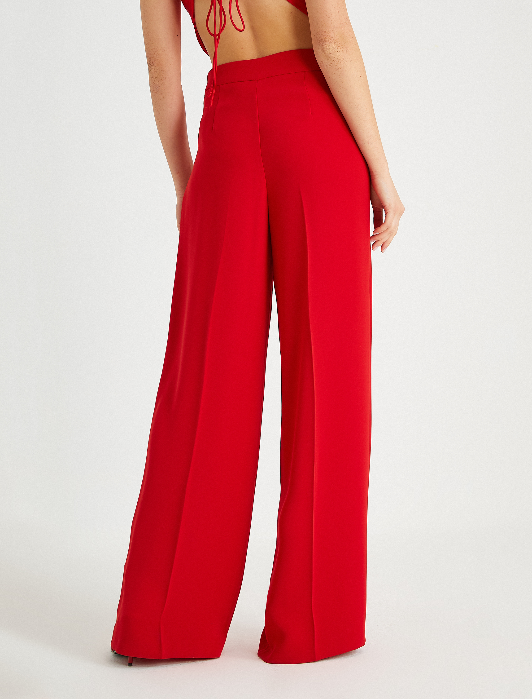   Geniş Paça Pantolon Yüksek Bel