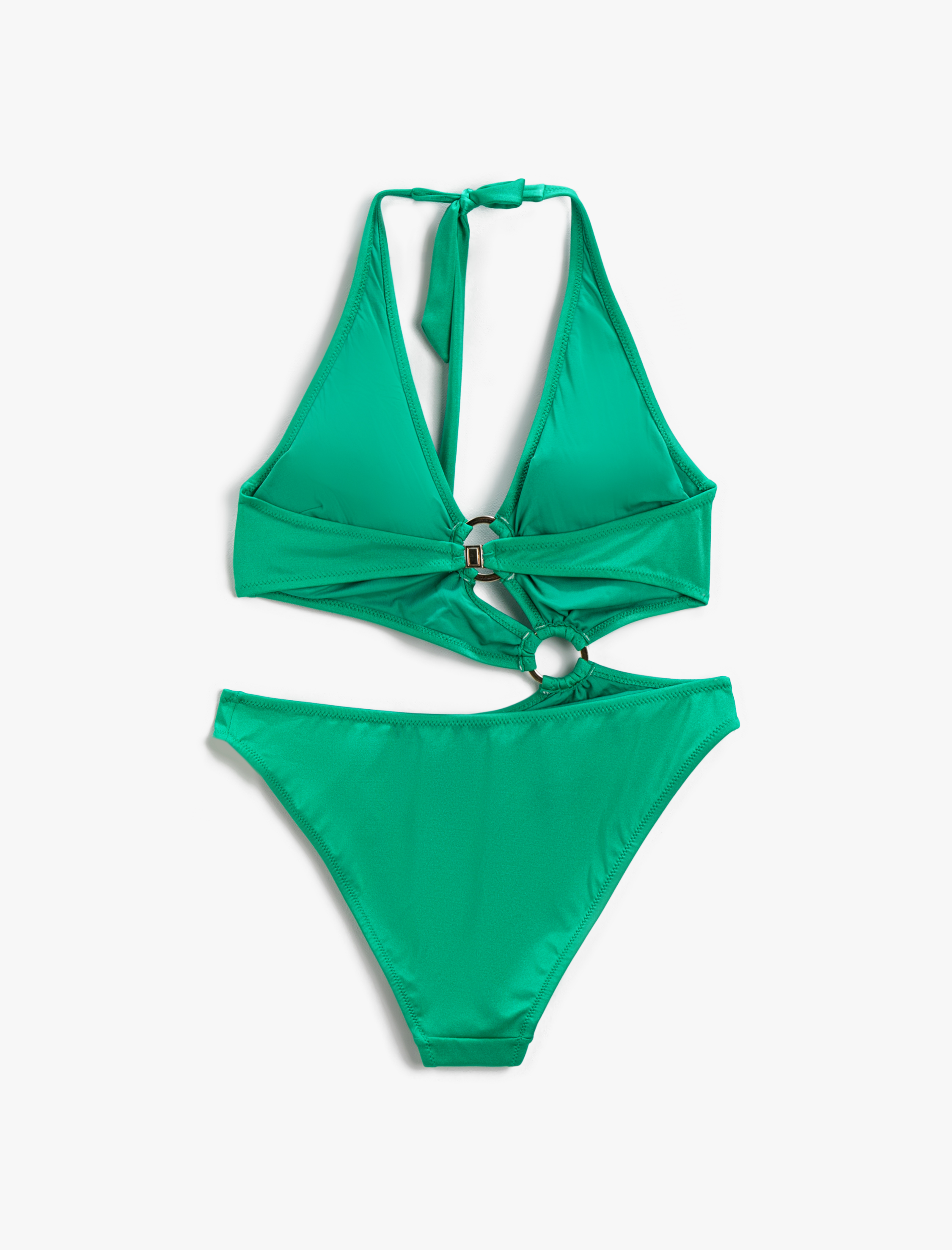   Halter Yaka Mayo Metal Aksesuarlı