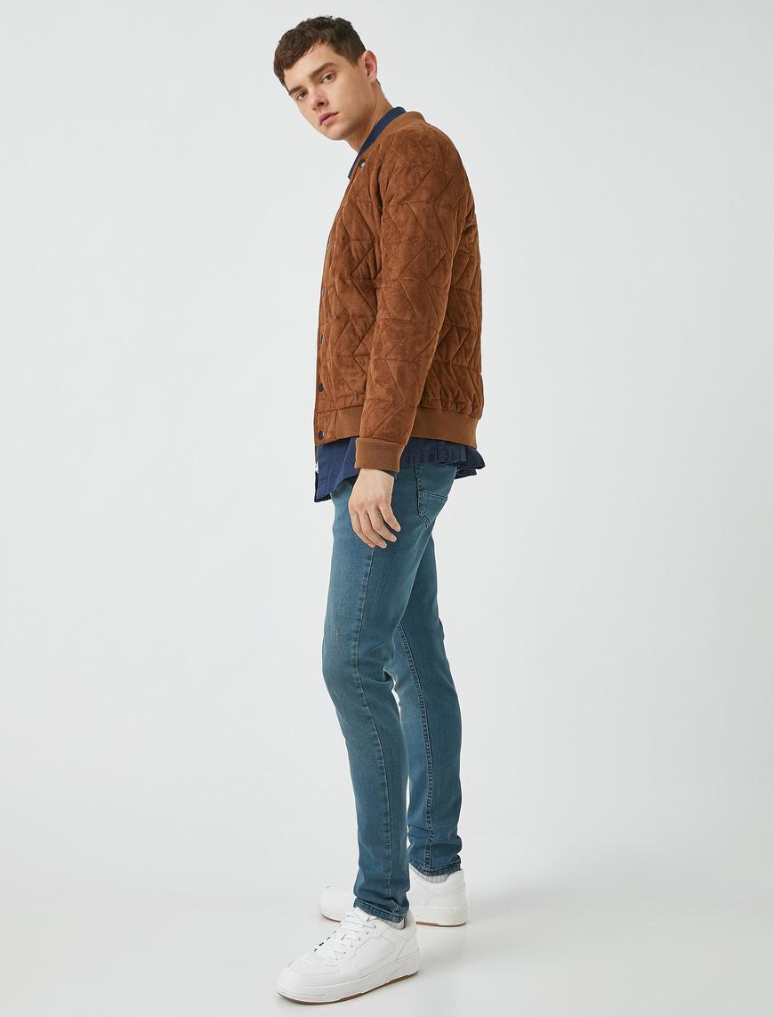   Skinny Fit Kot Pantolon - Michael Jean