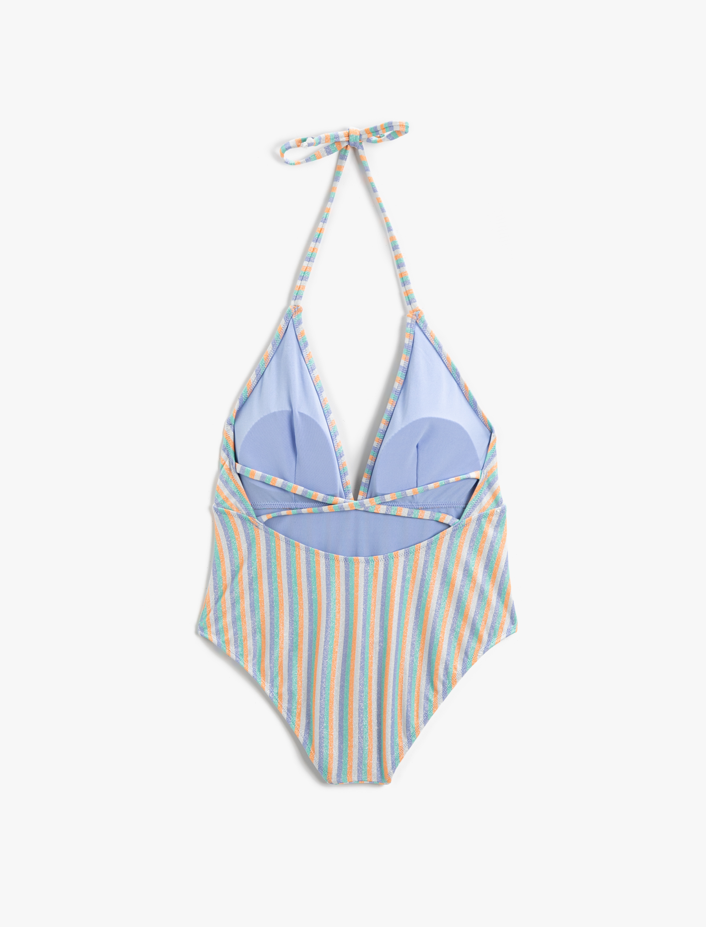   Boyundan Bağlamalı Mayo Simli