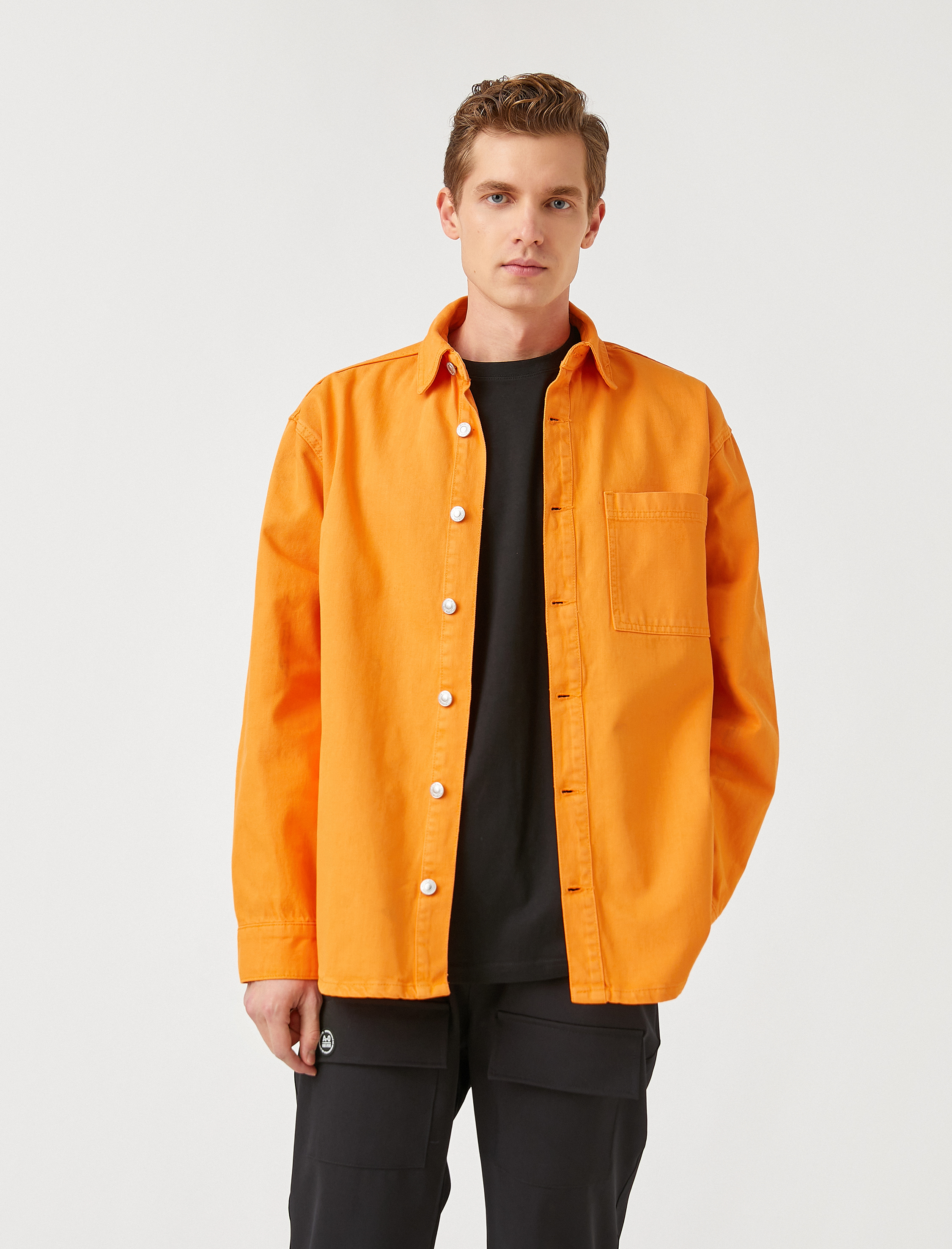 Oversize Kot Gömlek Ceket