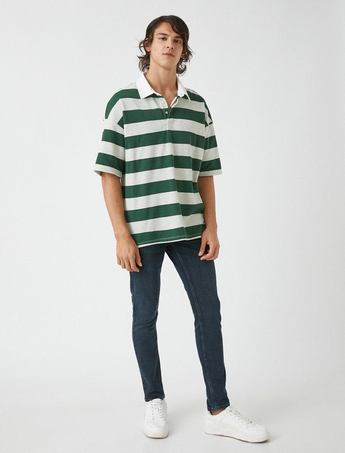  Skinny Fit Kot Pantolon - Michael Jean