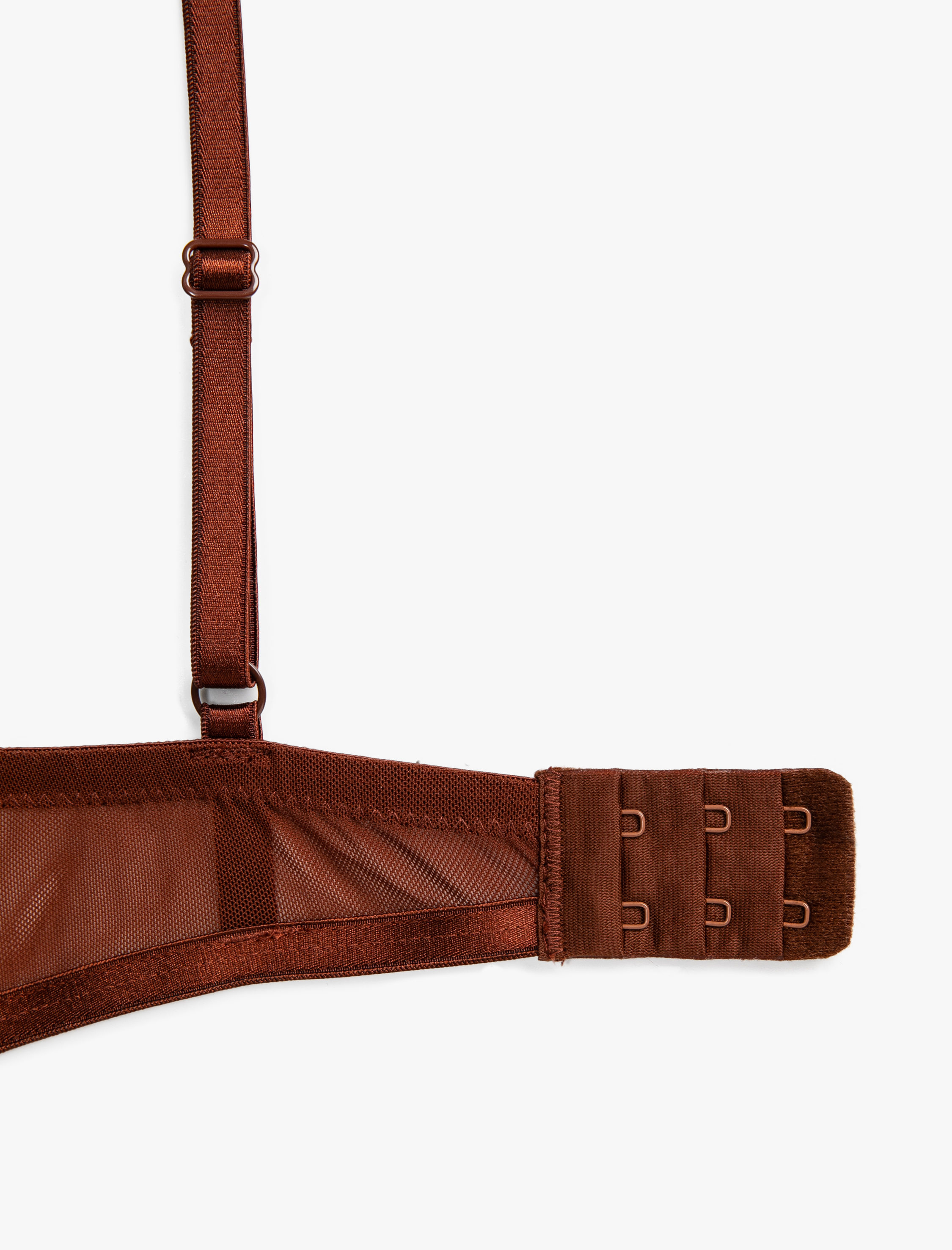   Dantelli Destekli Sütyen Ekstra Dolgulu Balenli Kaplı