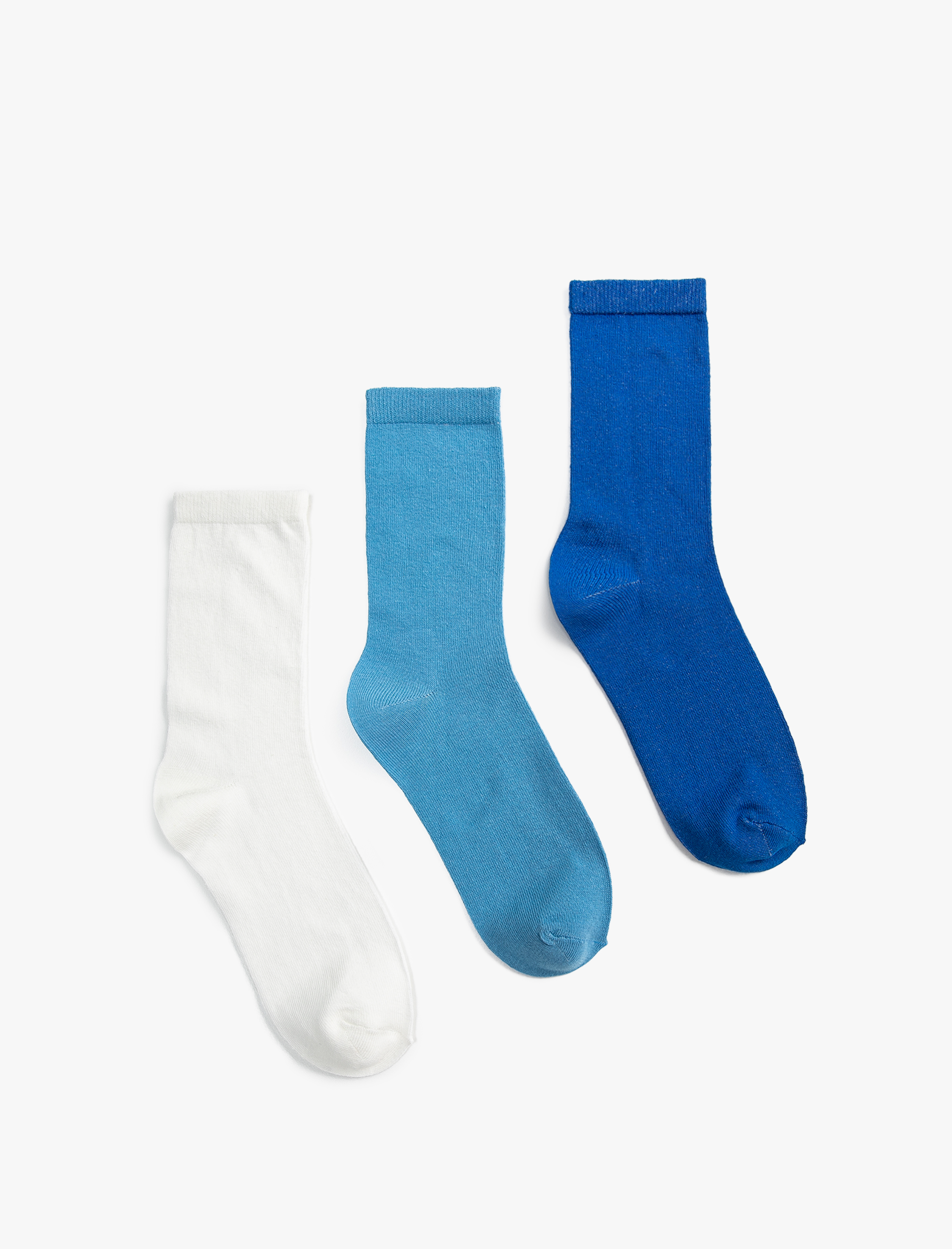  Kadın Basic 3'lü Soket Çorap Seti